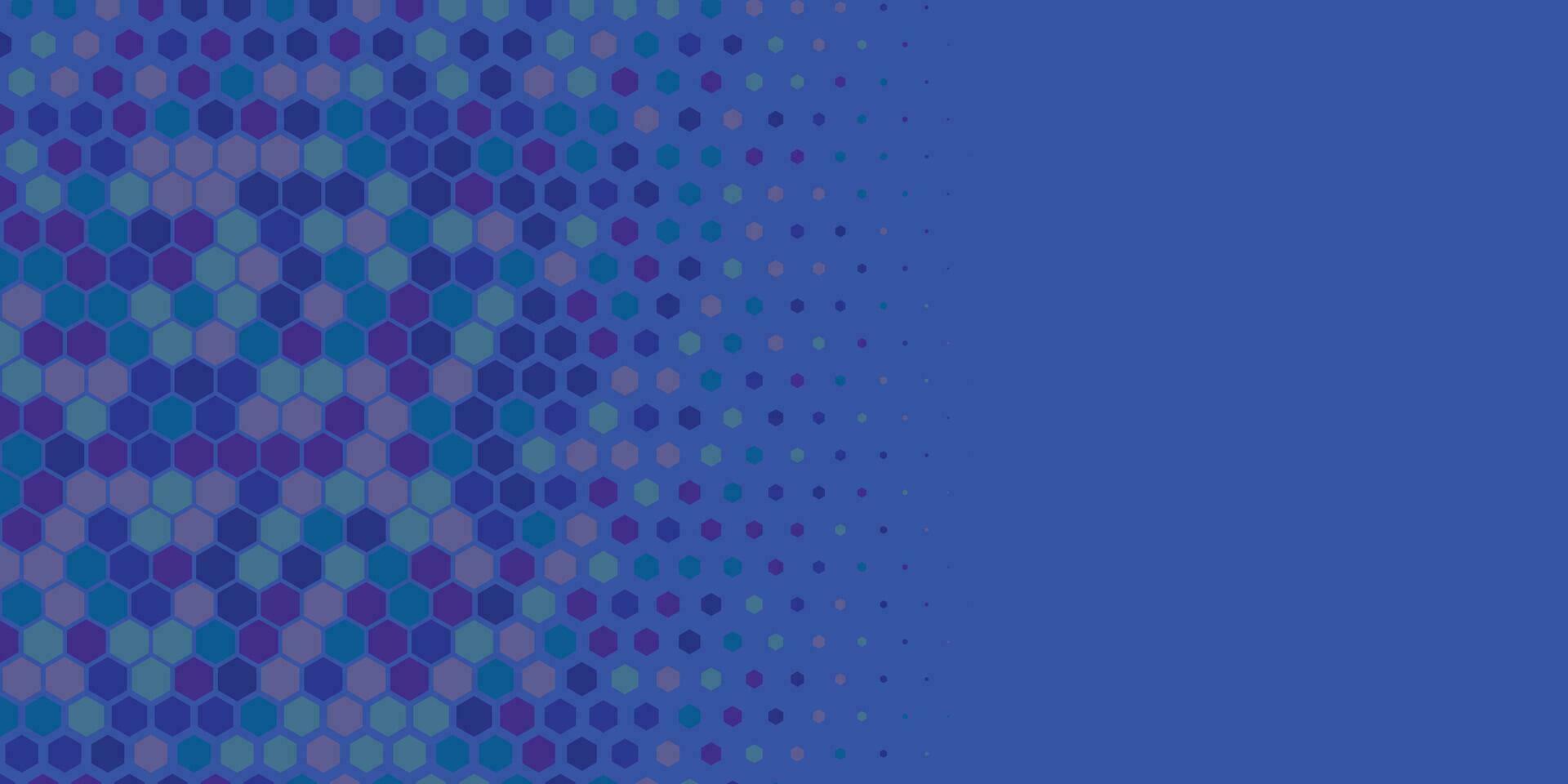 Geometric abstract Hexagon Two Color Background vector