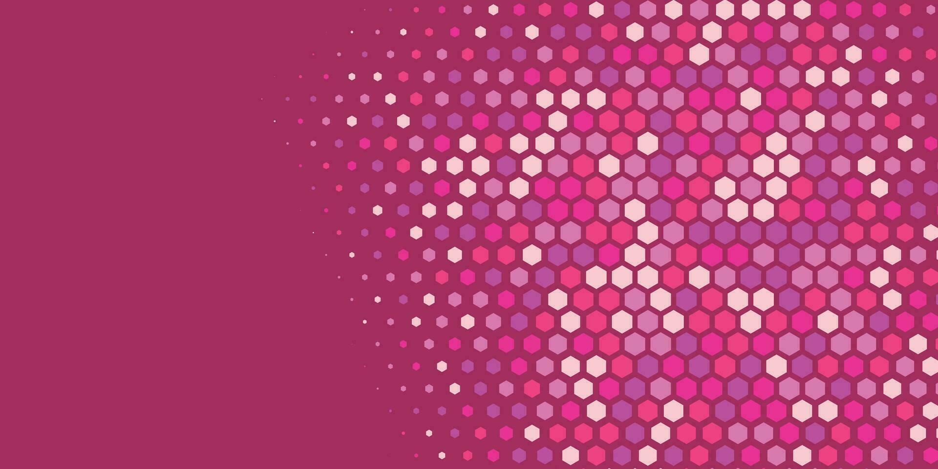 Geometric abstract Hexagon Two Color Background vector