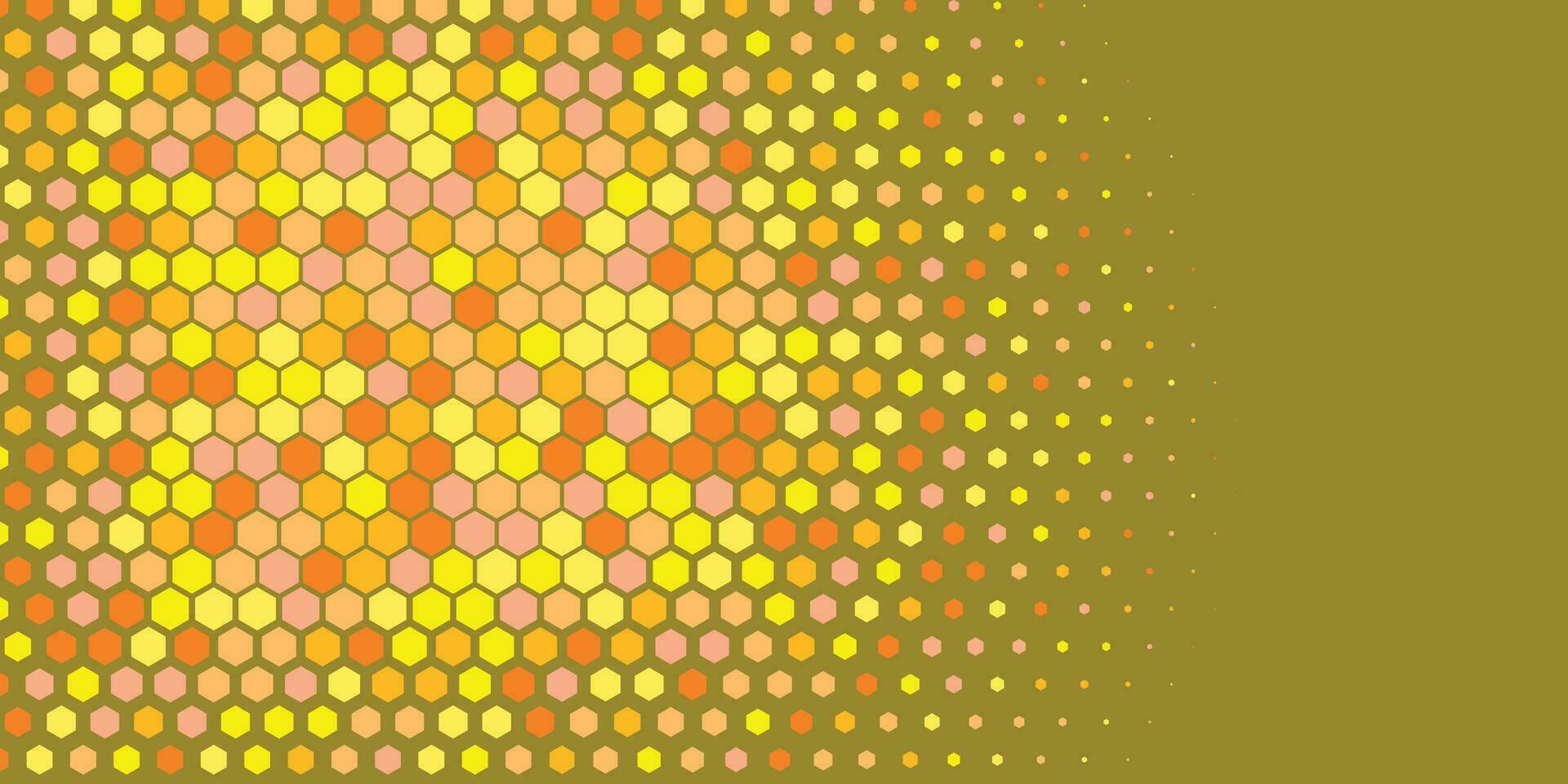 geométrico resumen hexágono dos color antecedentes vector