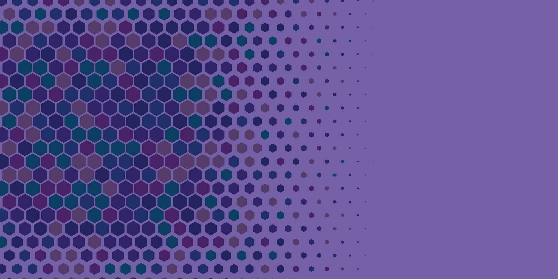 Geometric abstract Hexagon Two Color Background vector