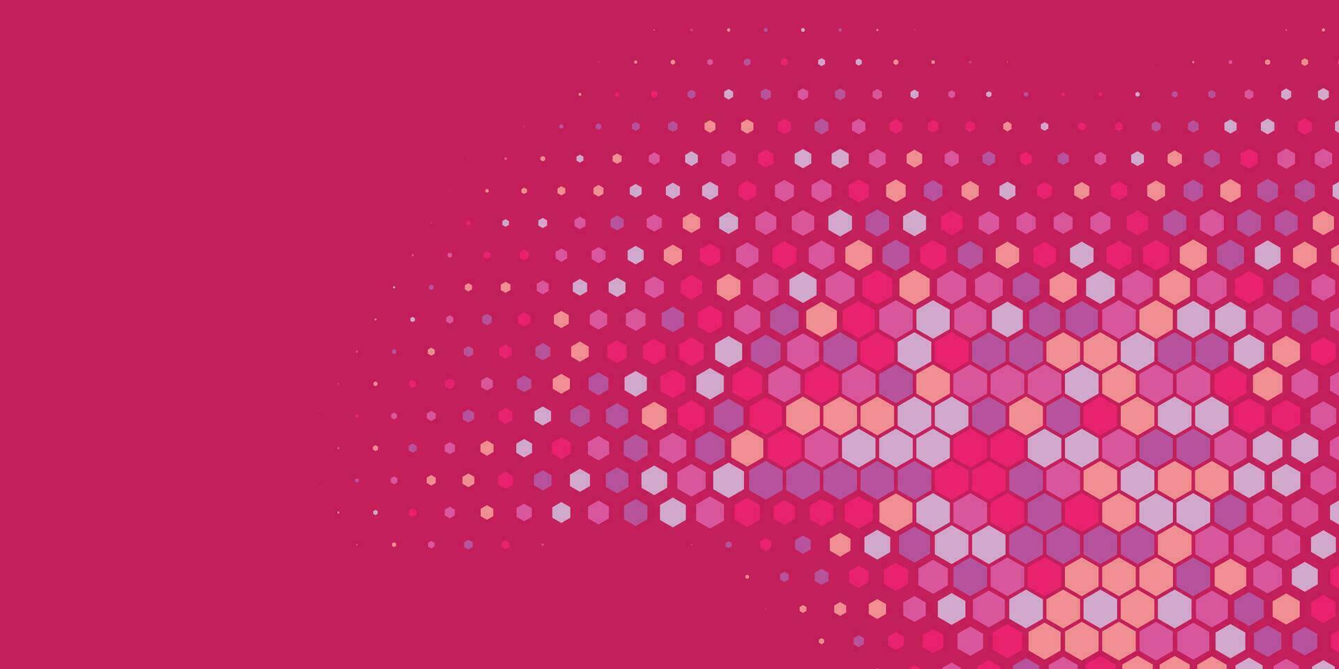 Geometric Multi size Hexagon with multi Color Background vector