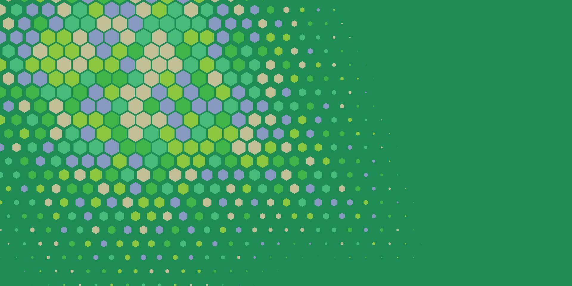 Geometric Multi size Hexagon with multi Color Background vector