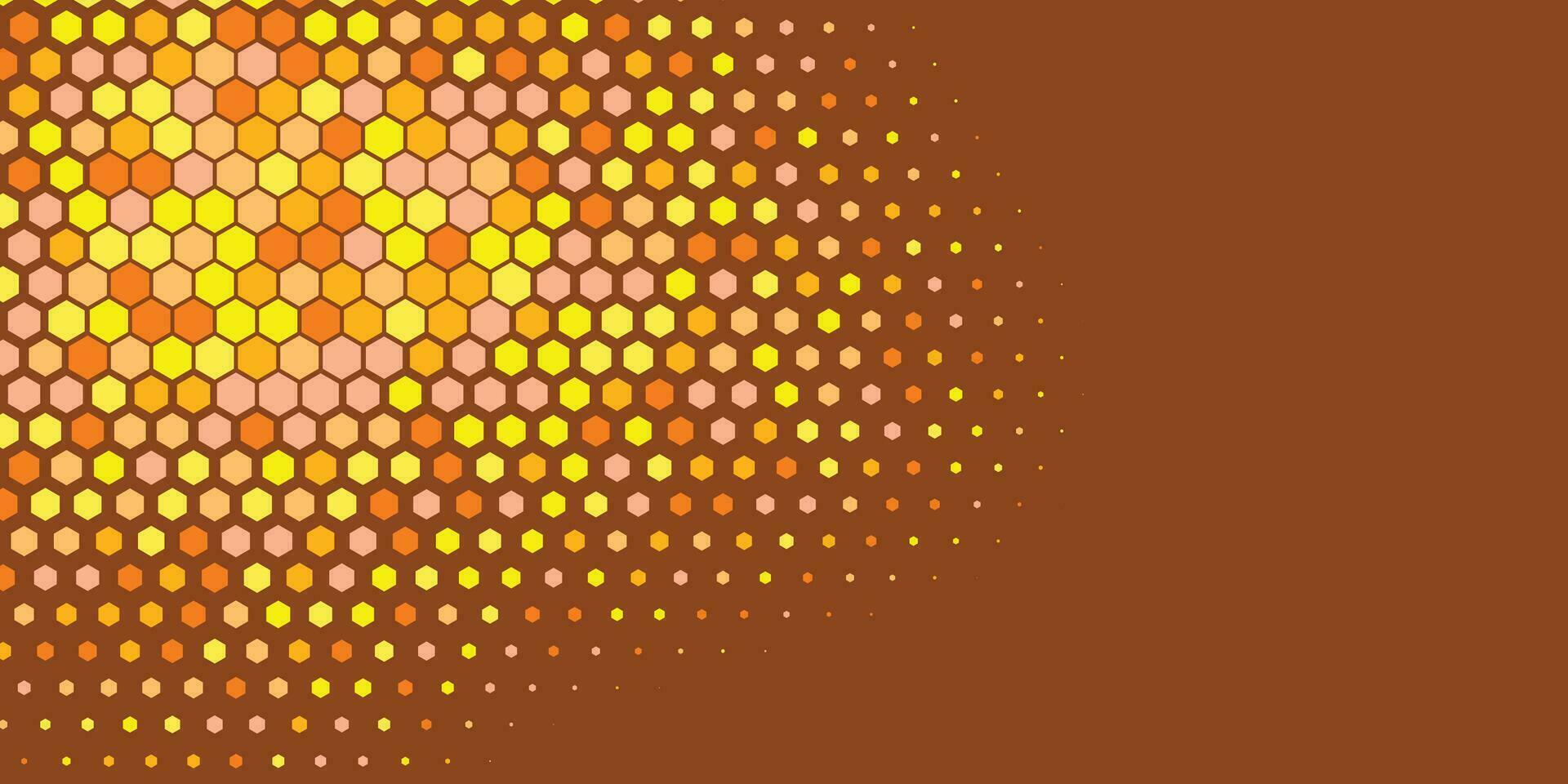 Geometric Multi size Hexagon with multi Color Background vector