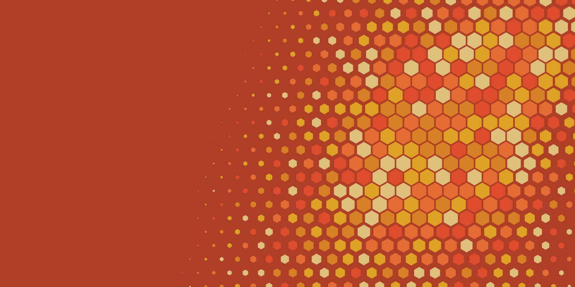 Geometric Multi size Hexagon with multi Color Background vector