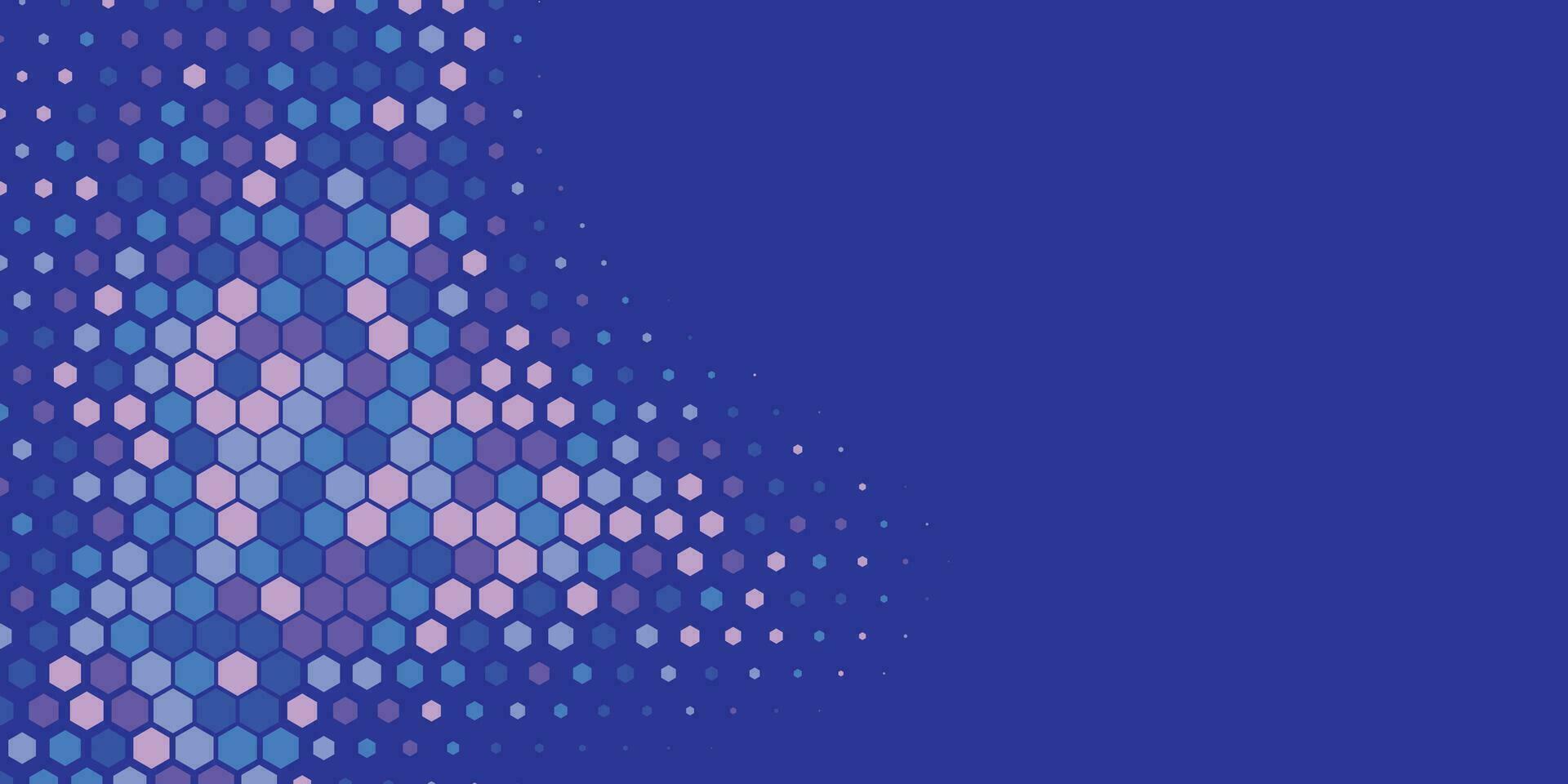Geometric Multi size Hexagon with multi Color Background vector