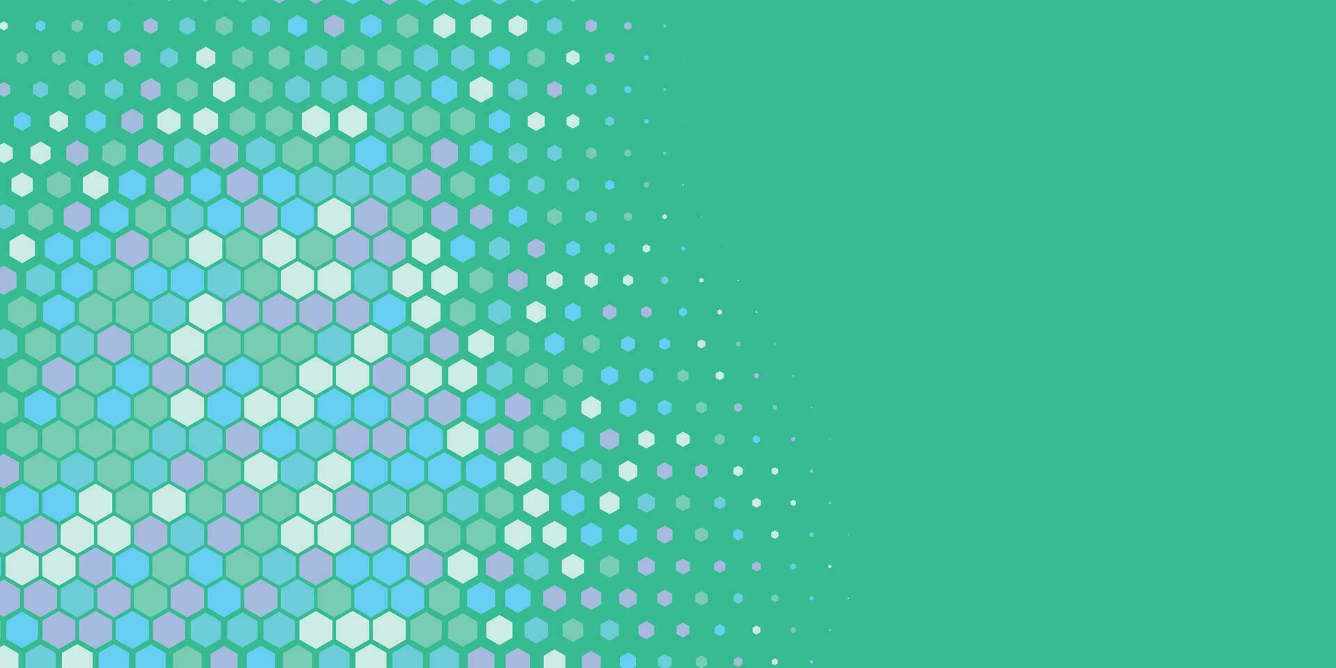 Geometric Multi size Hexagon with multi Color Background vector