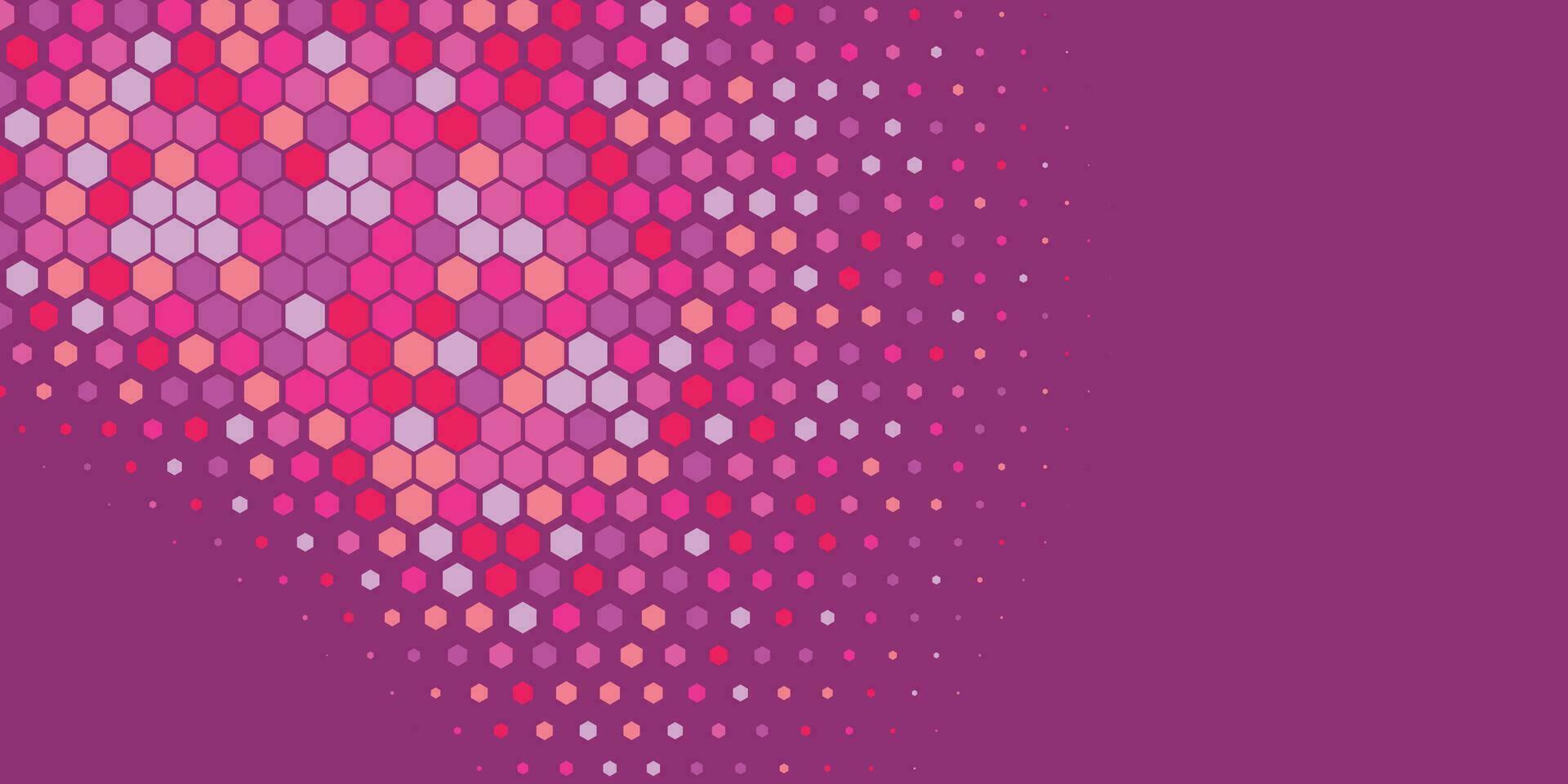 Geometric Multi size Hexagon with multi Color Background vector