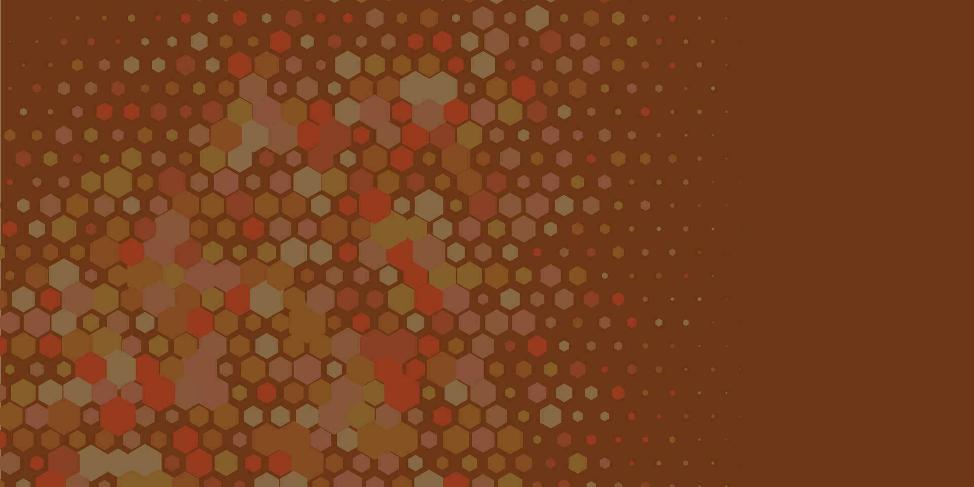 Geometric abstract Hexagon Two Color Background vector