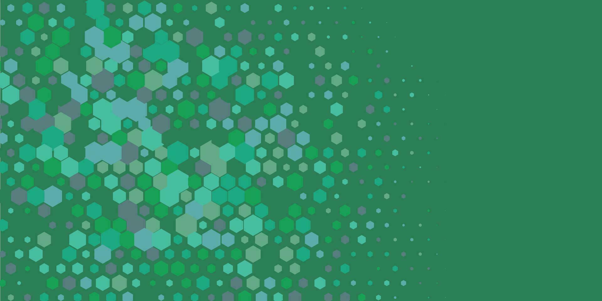 Geometric abstract Hexagon Two Color Background vector