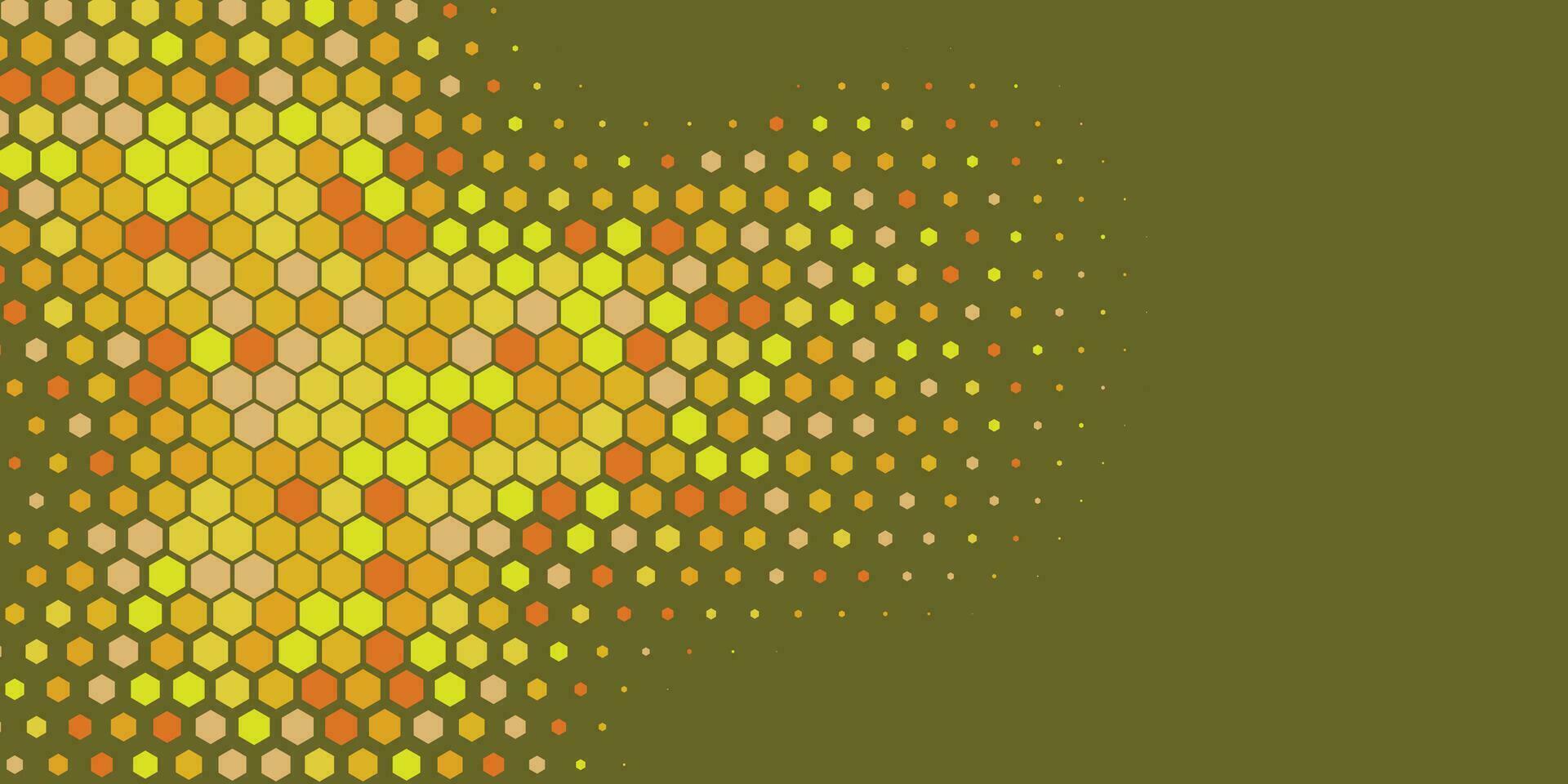 geométrico resumen hexágono dos color antecedentes vector