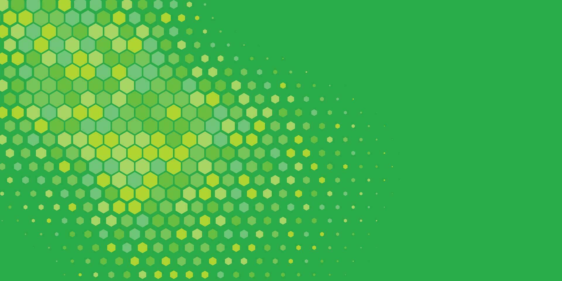 Geometric abstract Hexagon Two Color Background vector