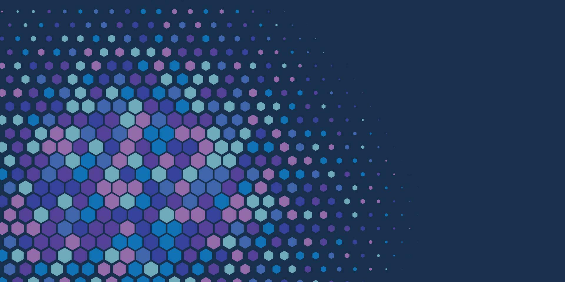 Geometric Multi size Hexagon with multi Color Background vector