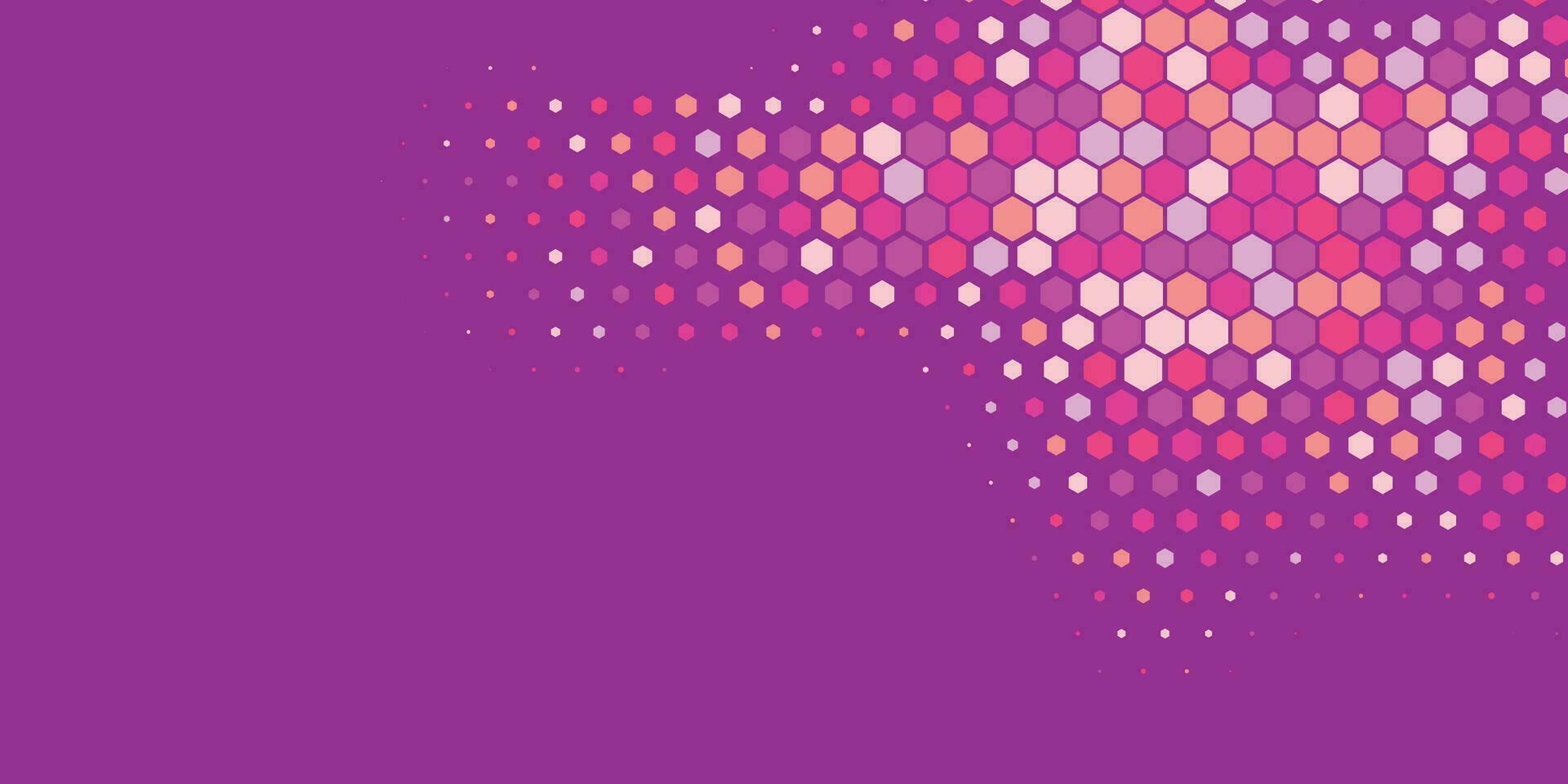 Geometric Multi size Hexagon with multi Color Background vector