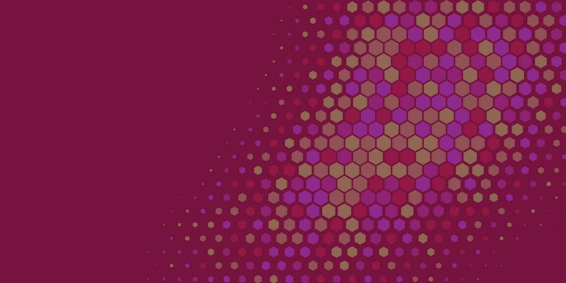 Geometric Multi size Hexagon with multi Color Background vector