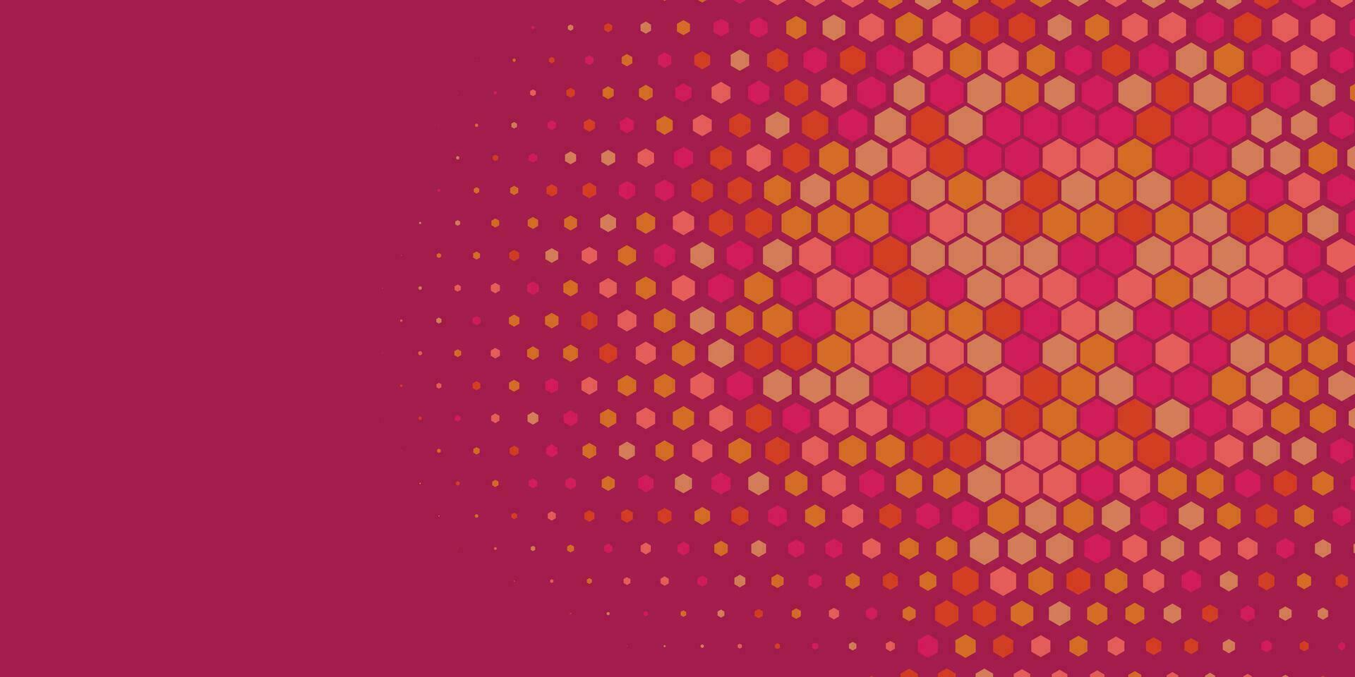 Geometric Multi size Hexagon with multi Color Background vector
