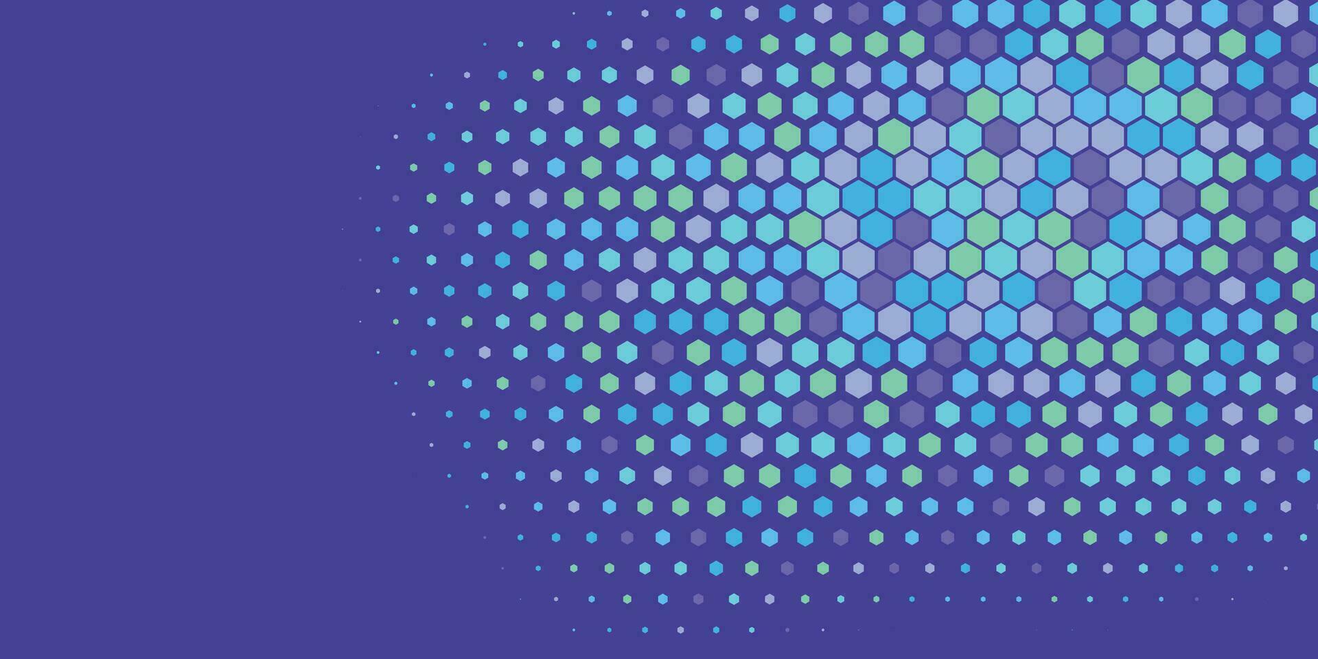 Geometric Multi size Hexagon with multi Color Background vector