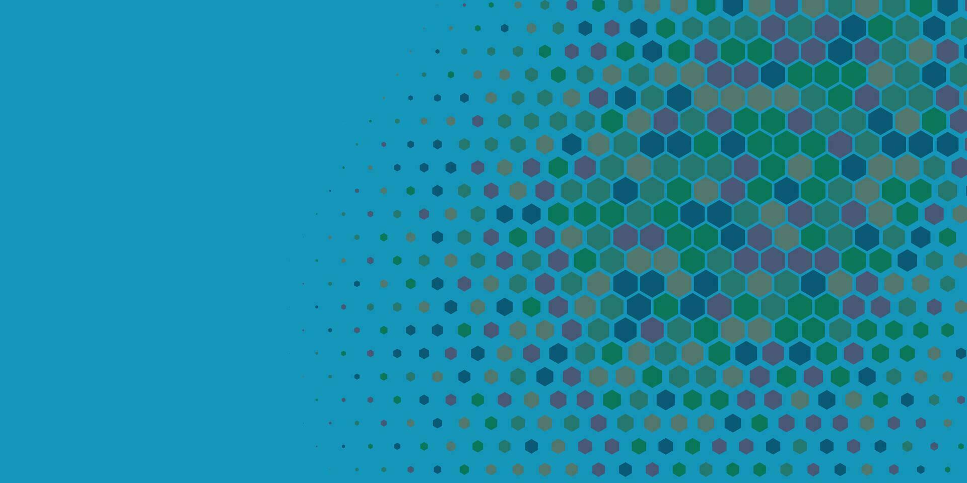 Geometric Multi size Hexagon with multi Color Background vector