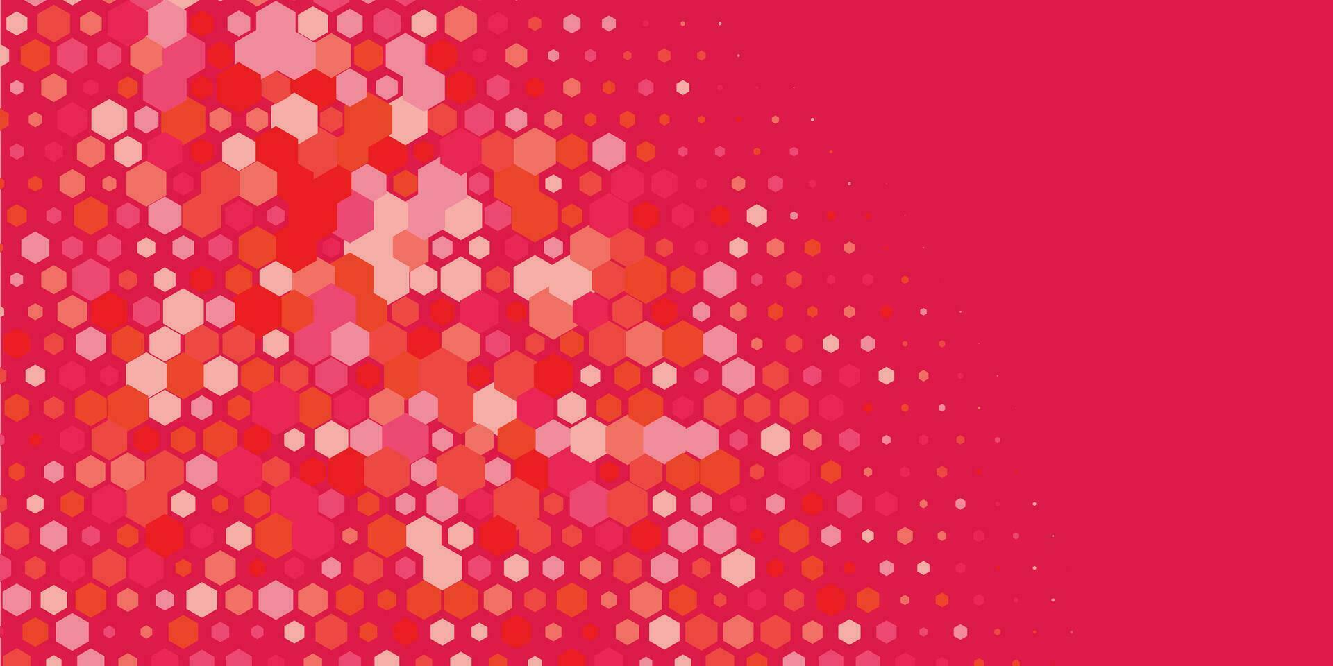 Geometric Multi size Hexagon with multi Color Background vector