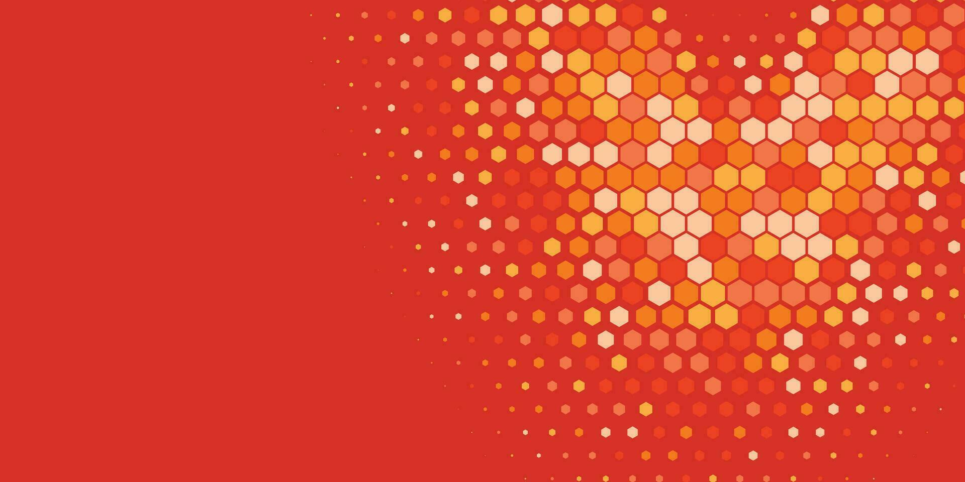 Geometric Multi size Hexagon with multi Color Background vector