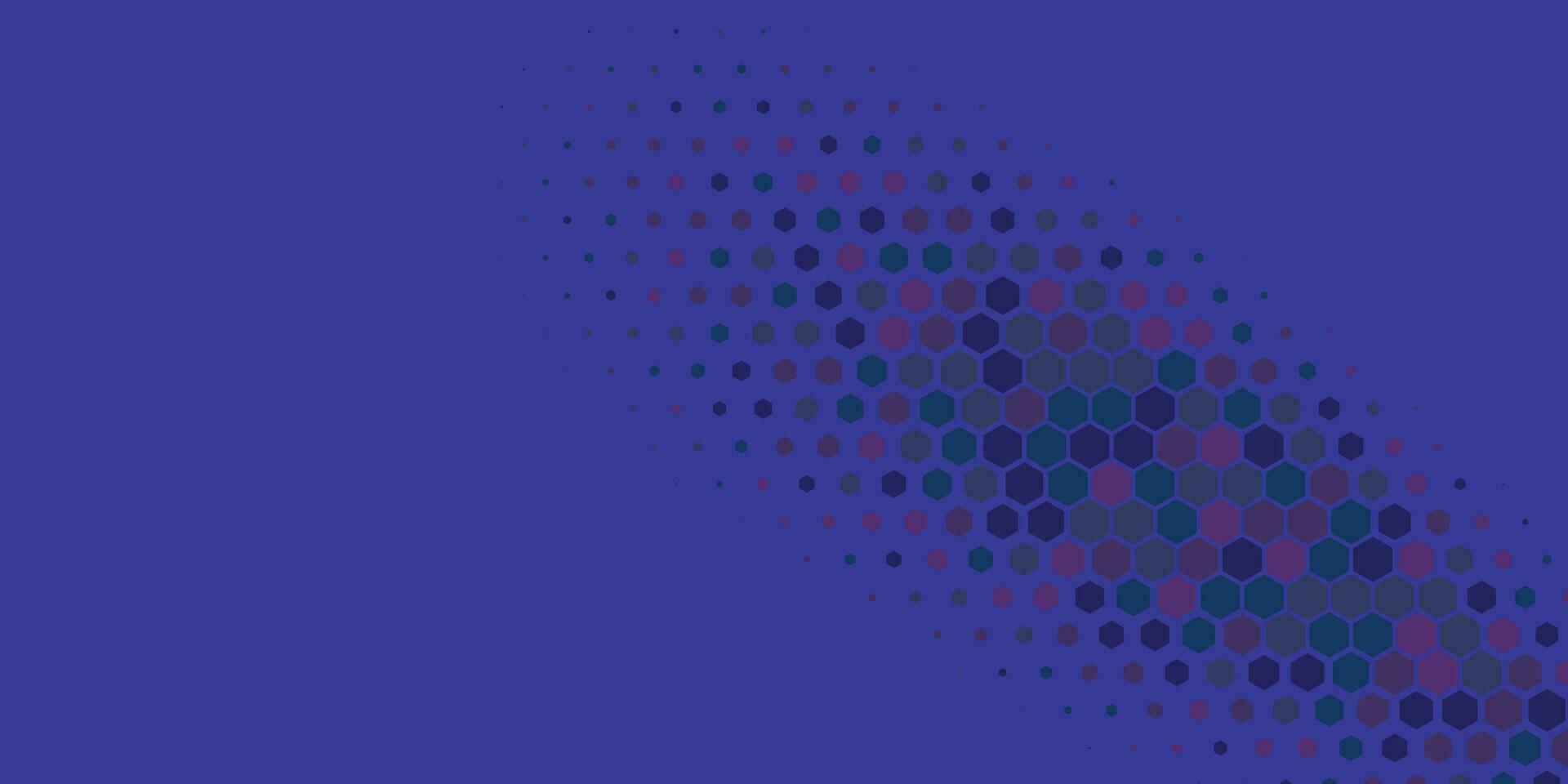 Geometric Multi size Hexagon with multi Color Background vector