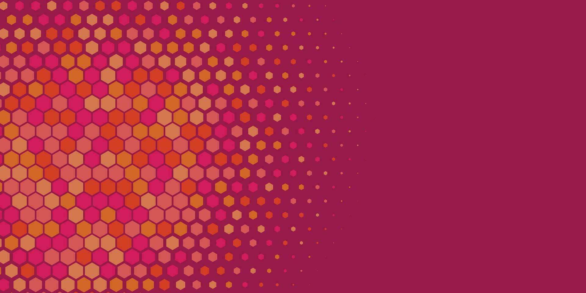 Geometric Multi size Hexagon with multi Color Background vector