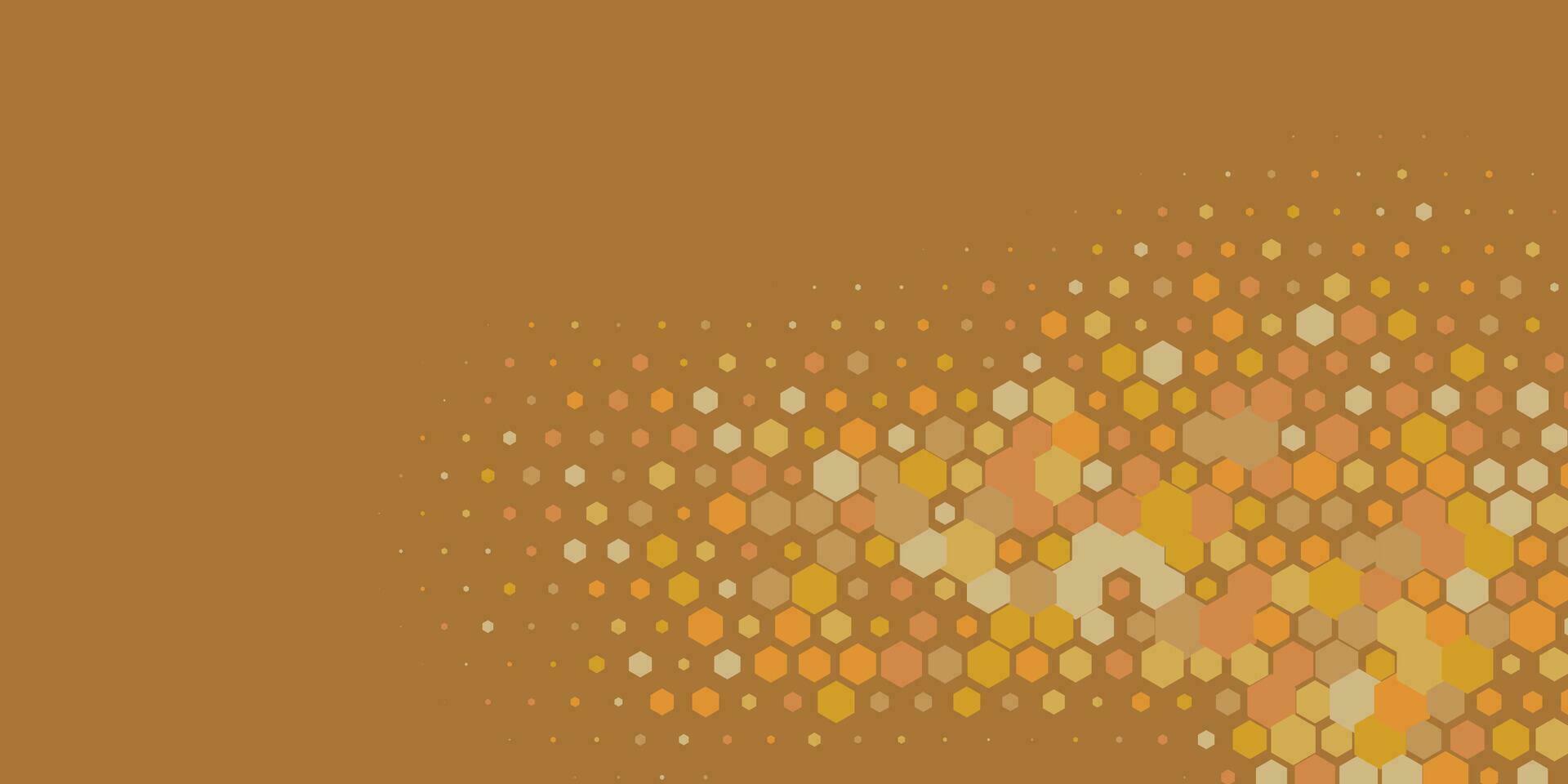 Geometric Multi size Hexagon with multi Color Background vector