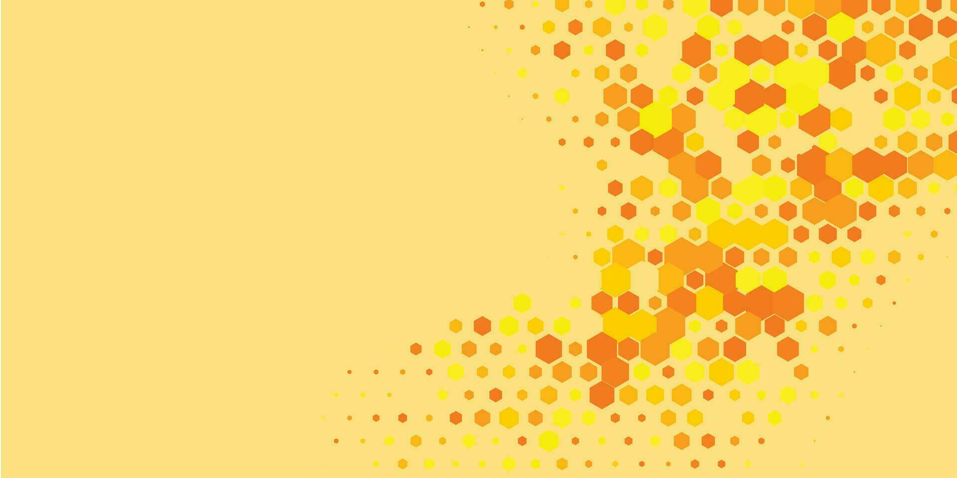 Geometric Multi size Hexagon with multi Color Background vector