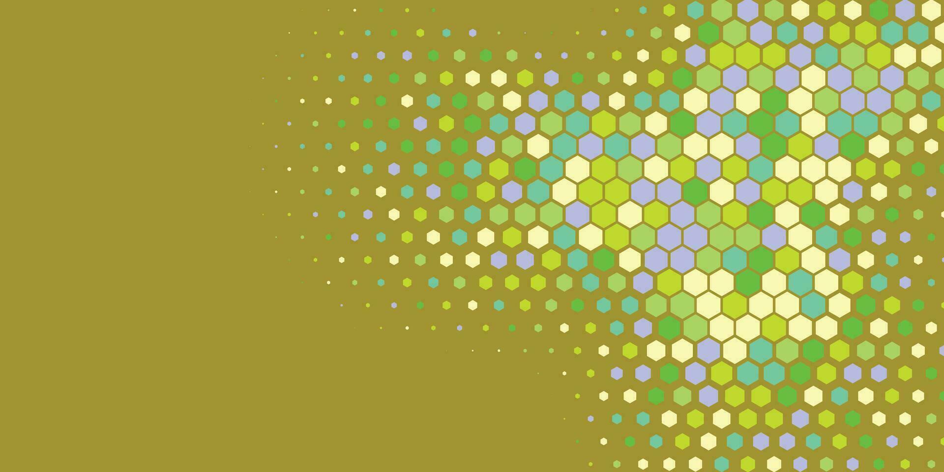 Geometric Multi size Hexagon with multi Color Background vector