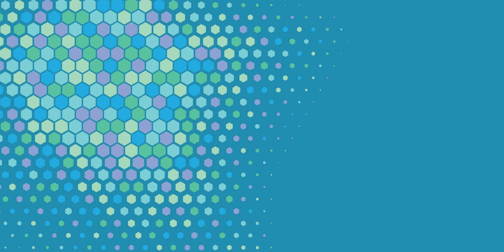 Geometric Multi size Hexagon with multi Color Background vector