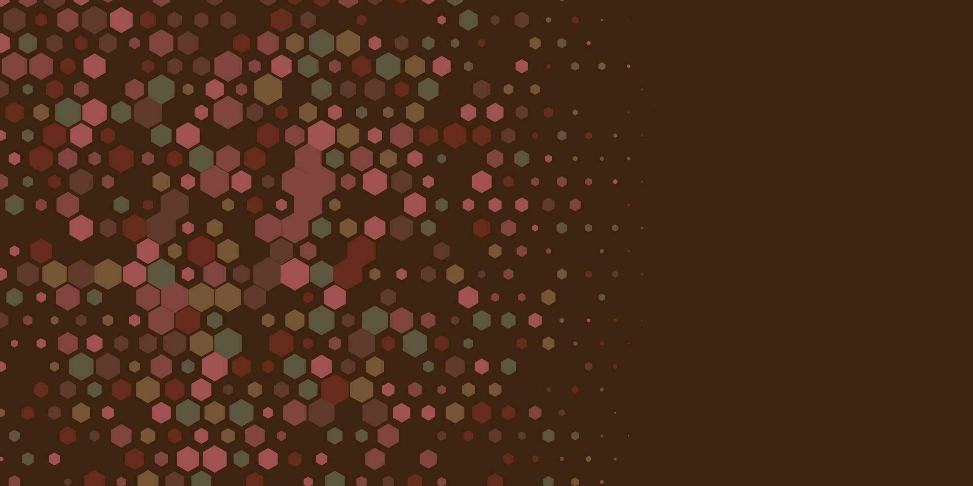 Geometric Multi size Hexagon with multi Color Background vector