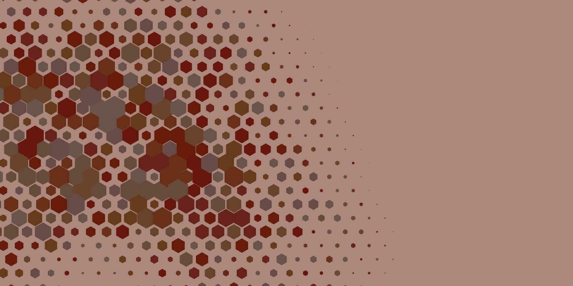 Geometric Multi size Hexagon with multi Color Background vector