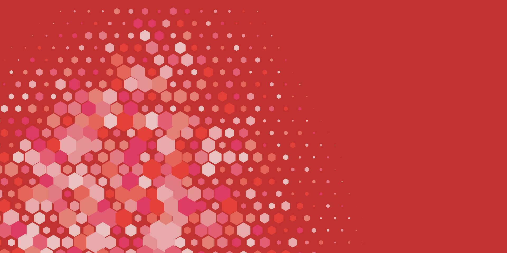 Geometric Multi size Hexagon with multi Color Background vector