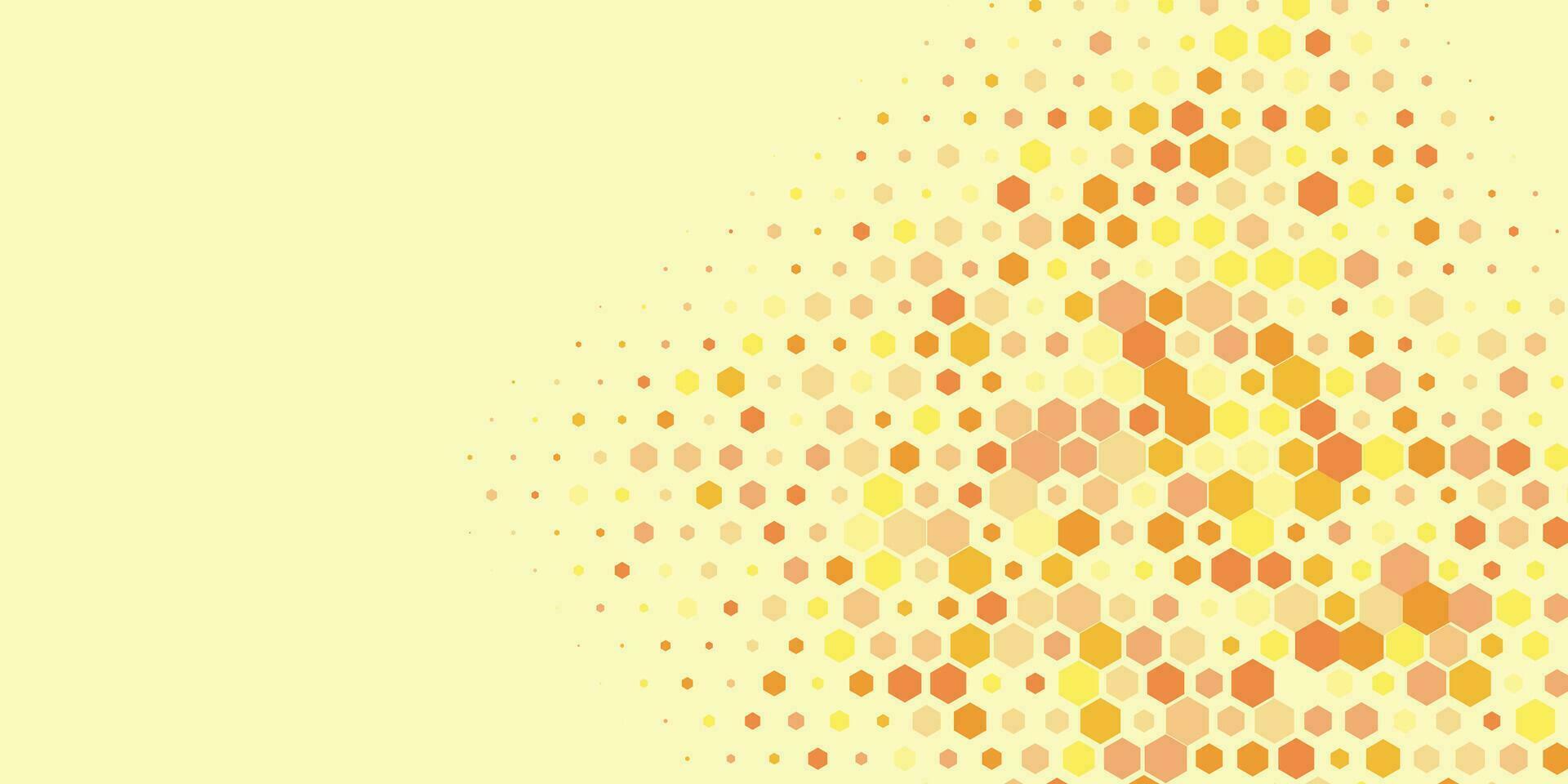 Geometric Multi size Hexagon with multi Color Background vector