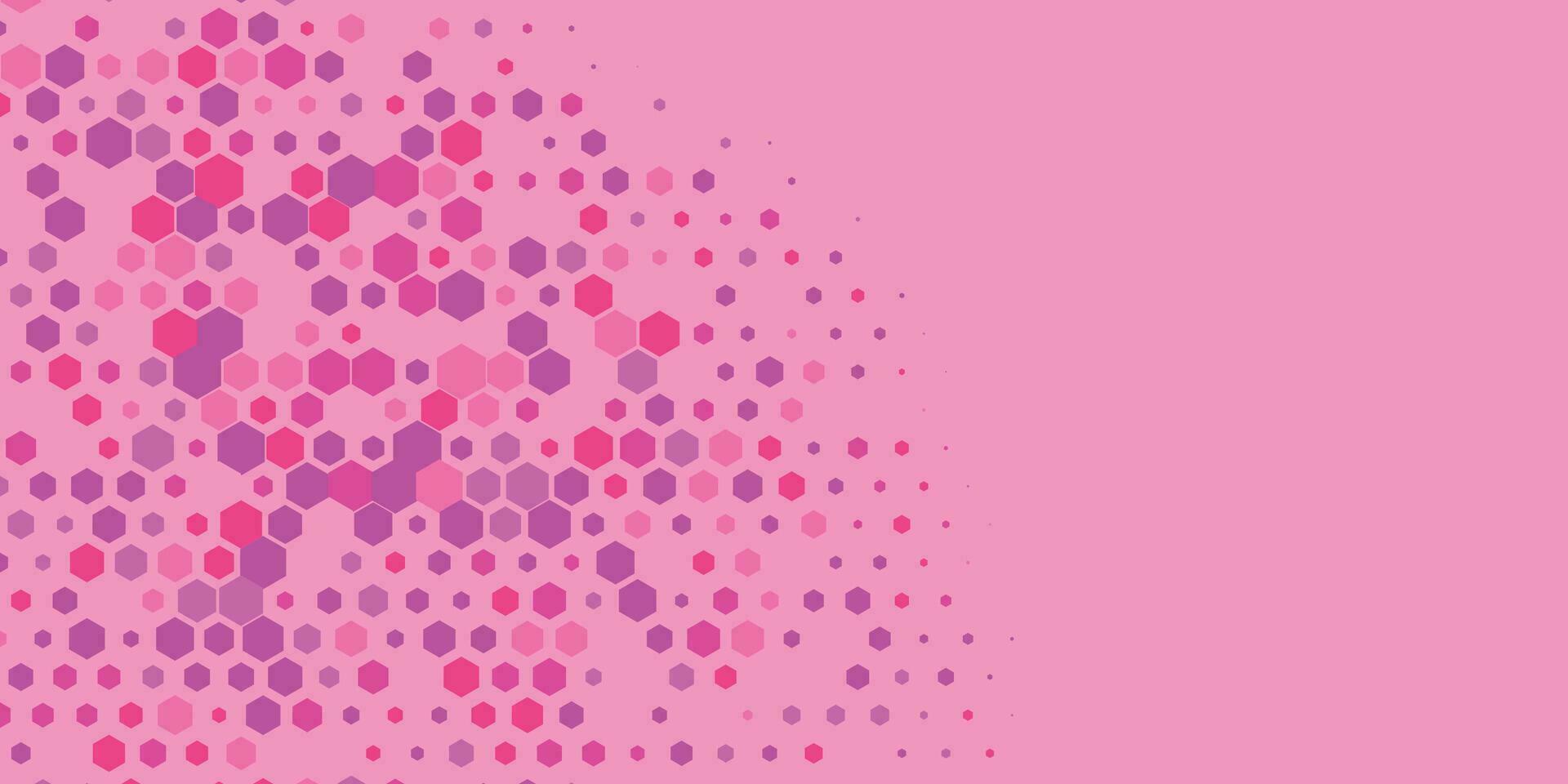 Geometric Multi size Hexagon with multi Color Background vector