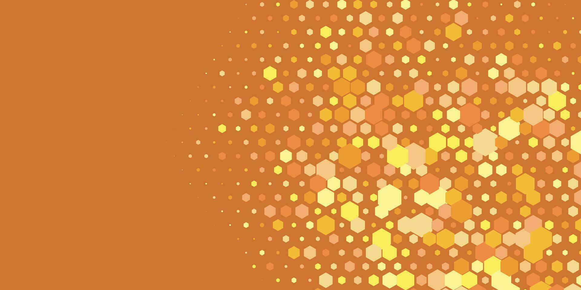 Geometric Multi size Hexagon with multi Color Background vector