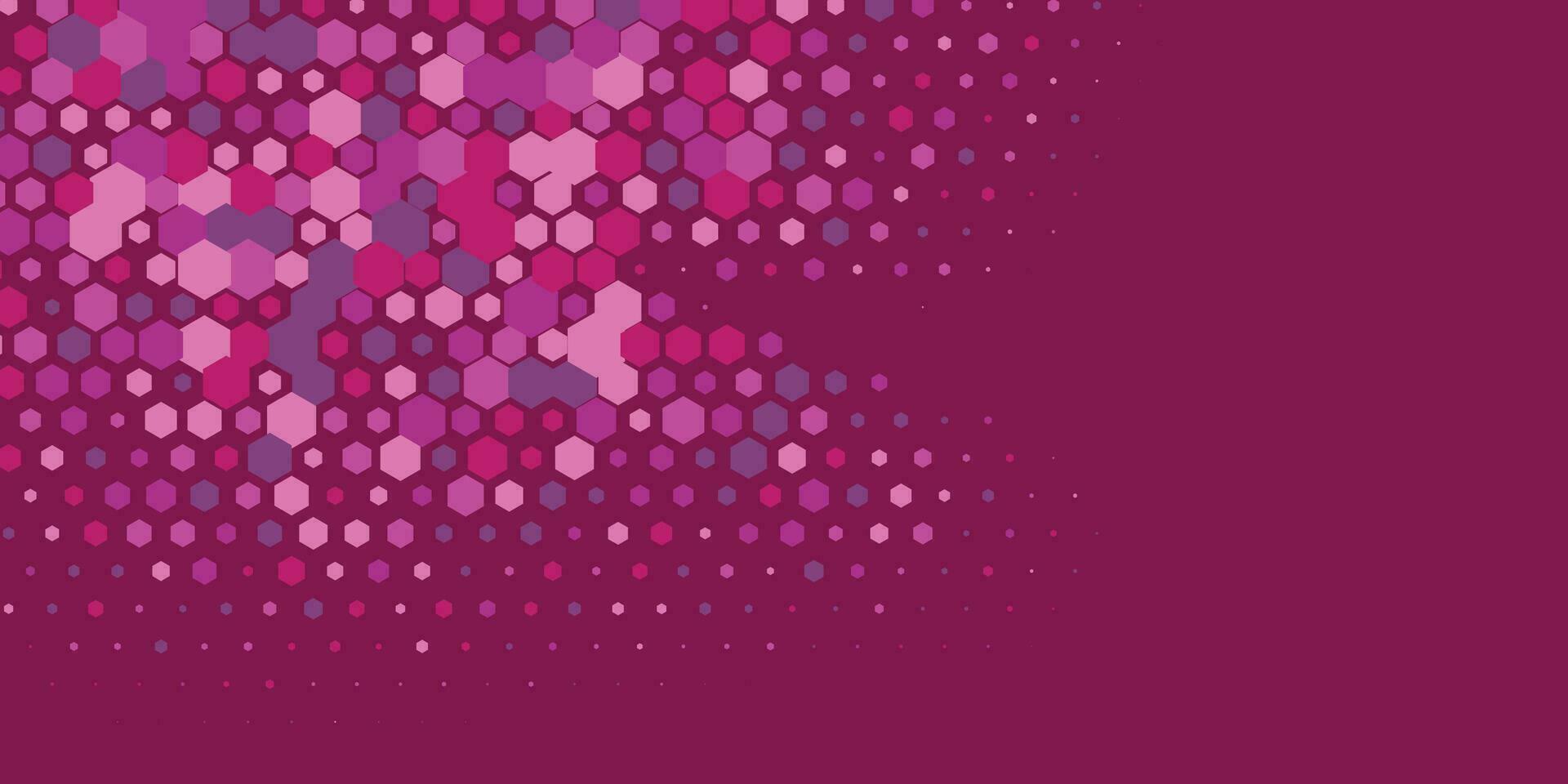 Geometric Multi size Hexagon with multi Color Background vector