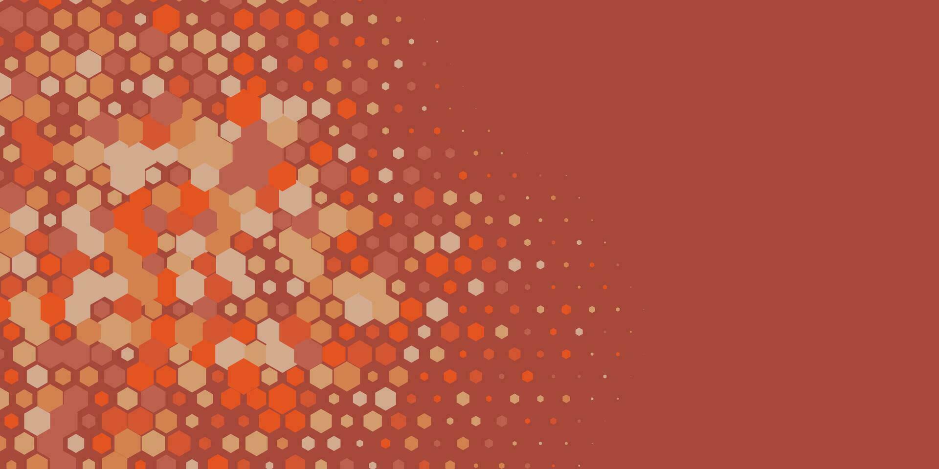 Geometric Multi size Hexagon with multi Color Background vector