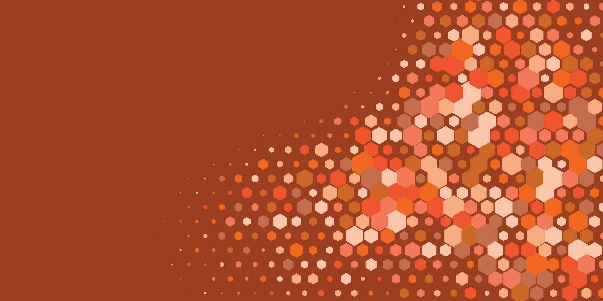 Geometric Multi size Hexagon with multi Color Background vector