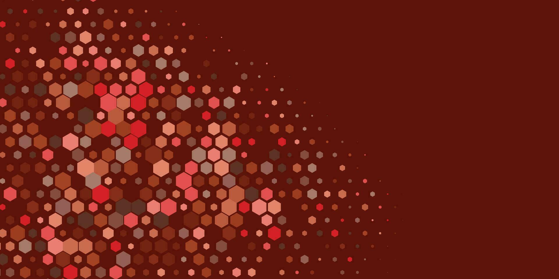 Geometric Multi size Hexagon with multi Color Background vector