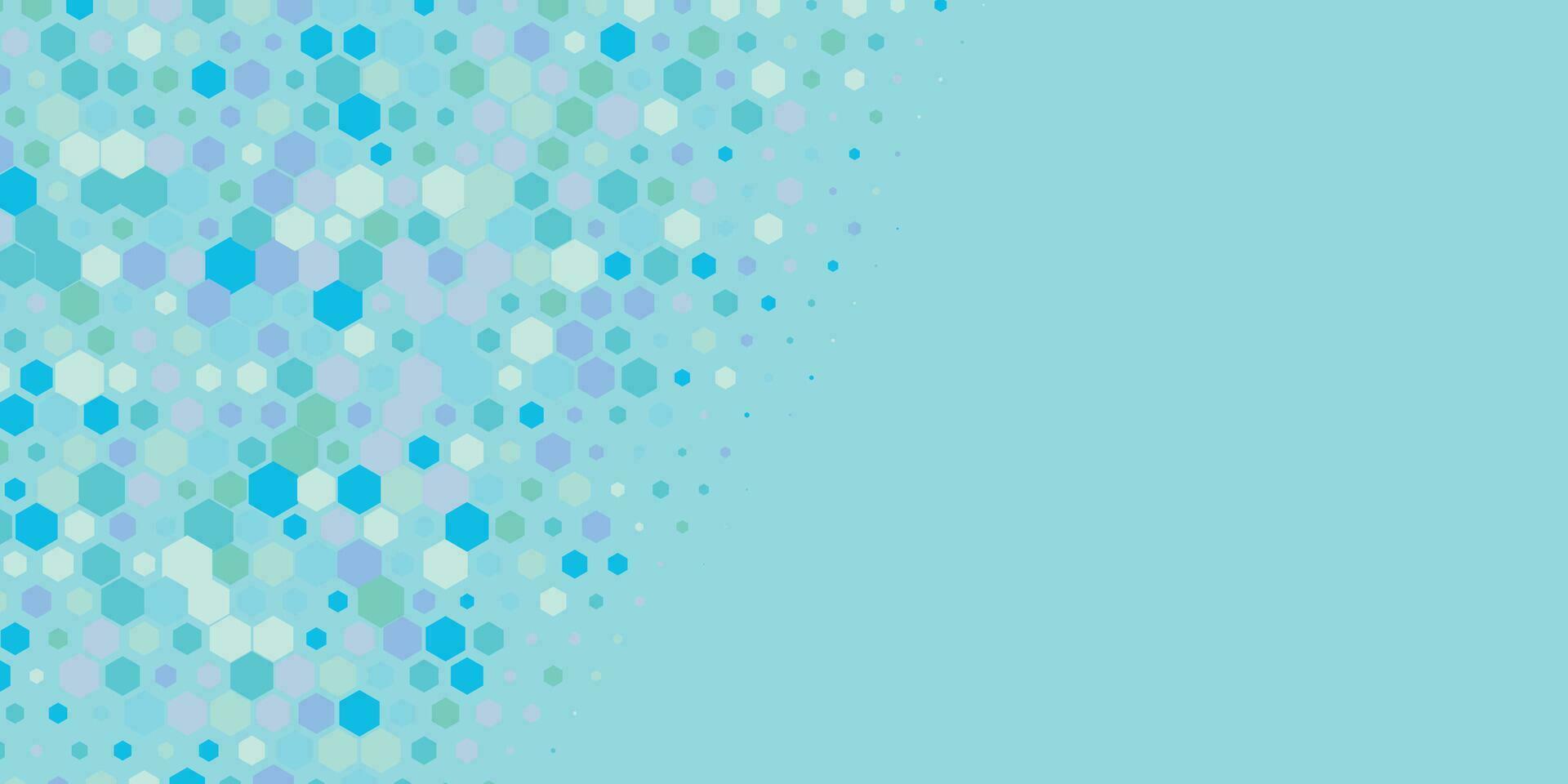 Geometric Multi size Hexagon with multi Color Background vector