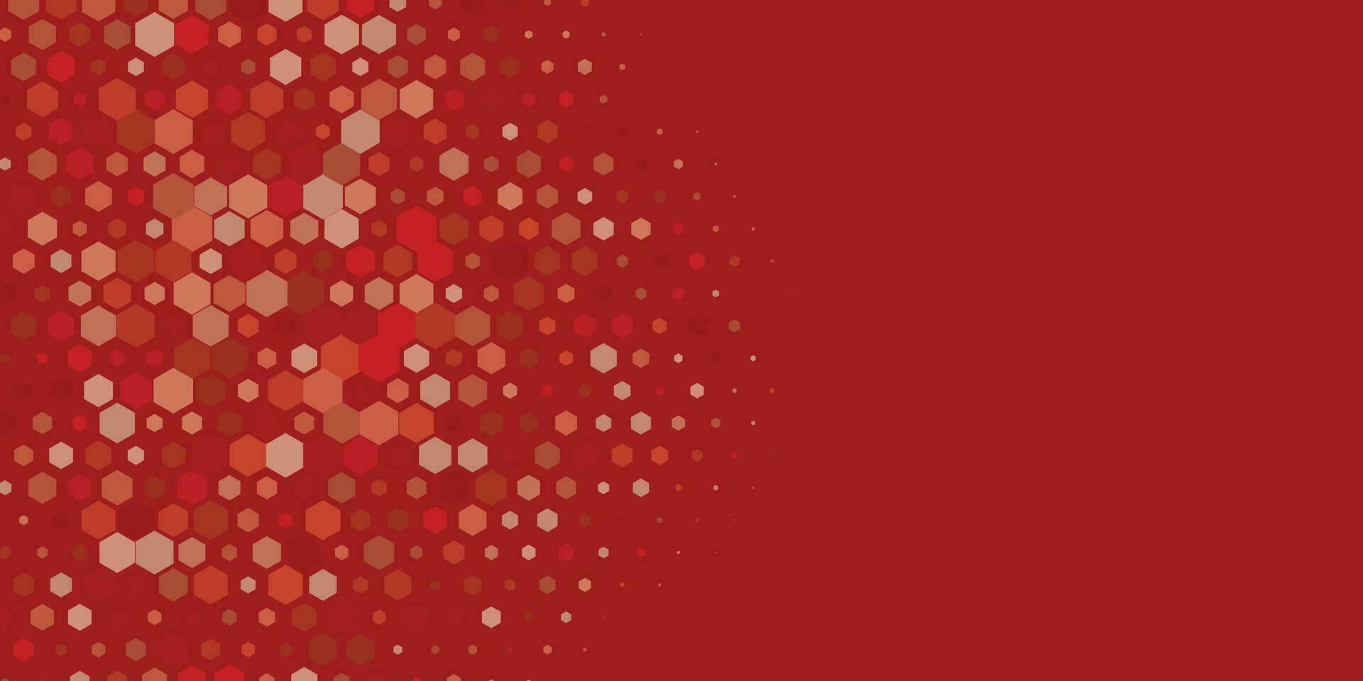 Geometric Multi size Hexagon with multi Color Background vector