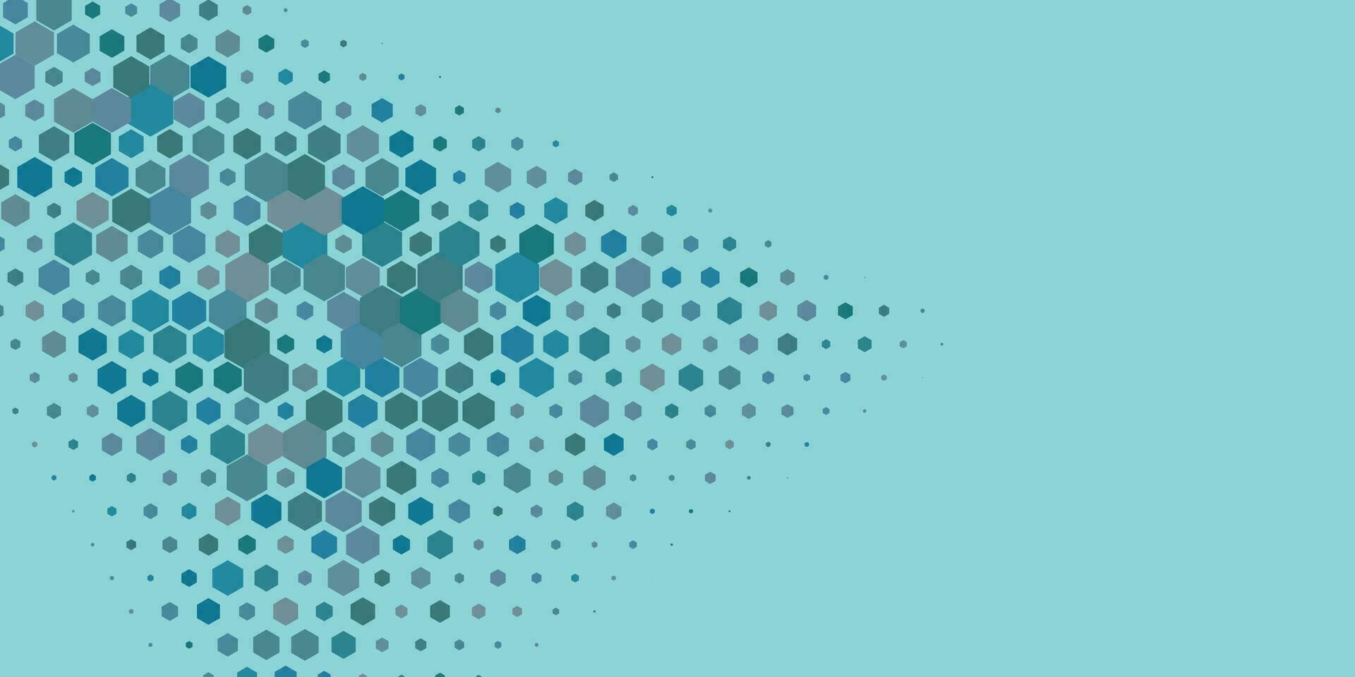 Geometric Multi size Hexagon with multi Color Background vector