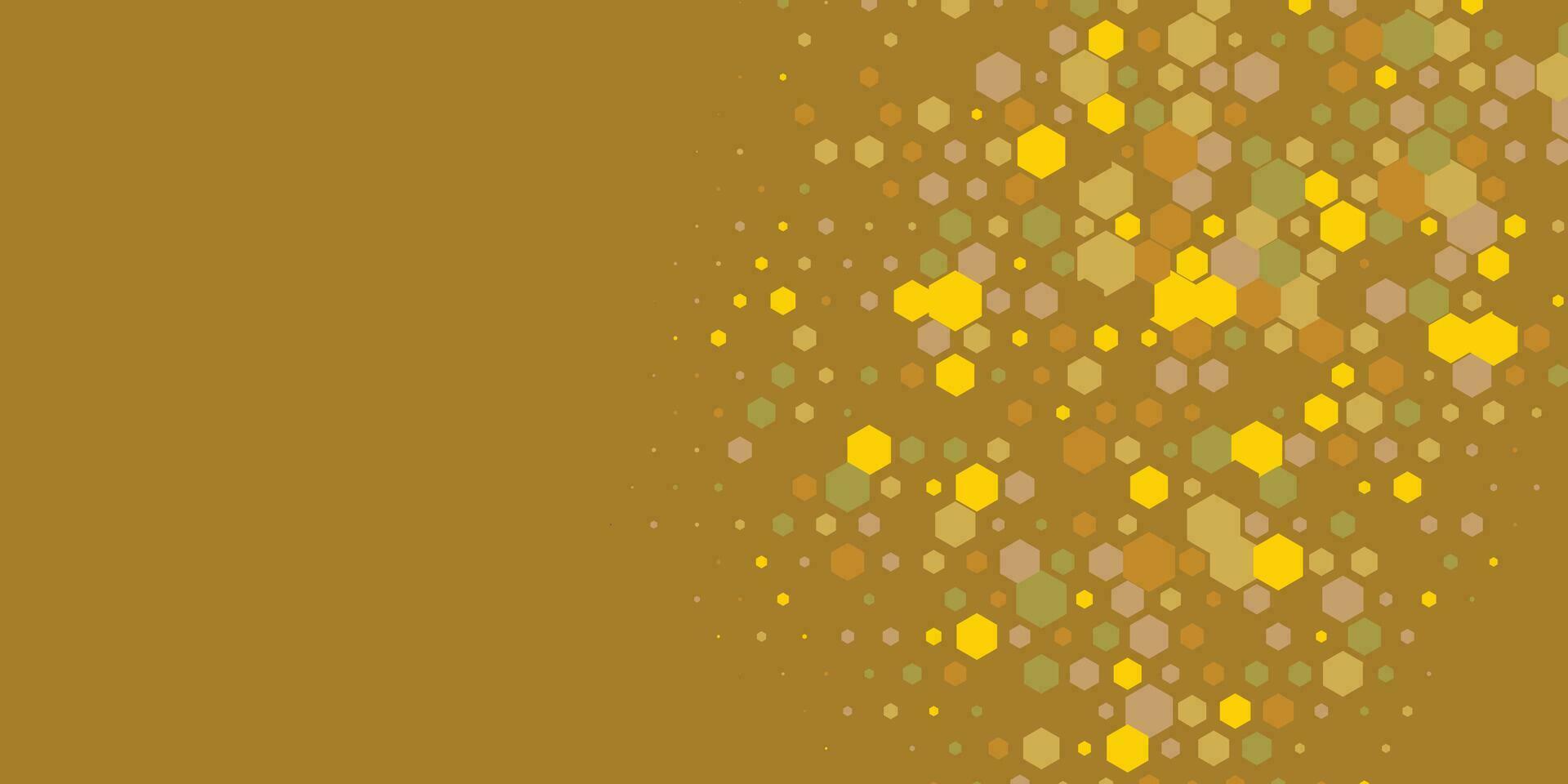 Geometric Multi size Hexagon with multi Color Background vector