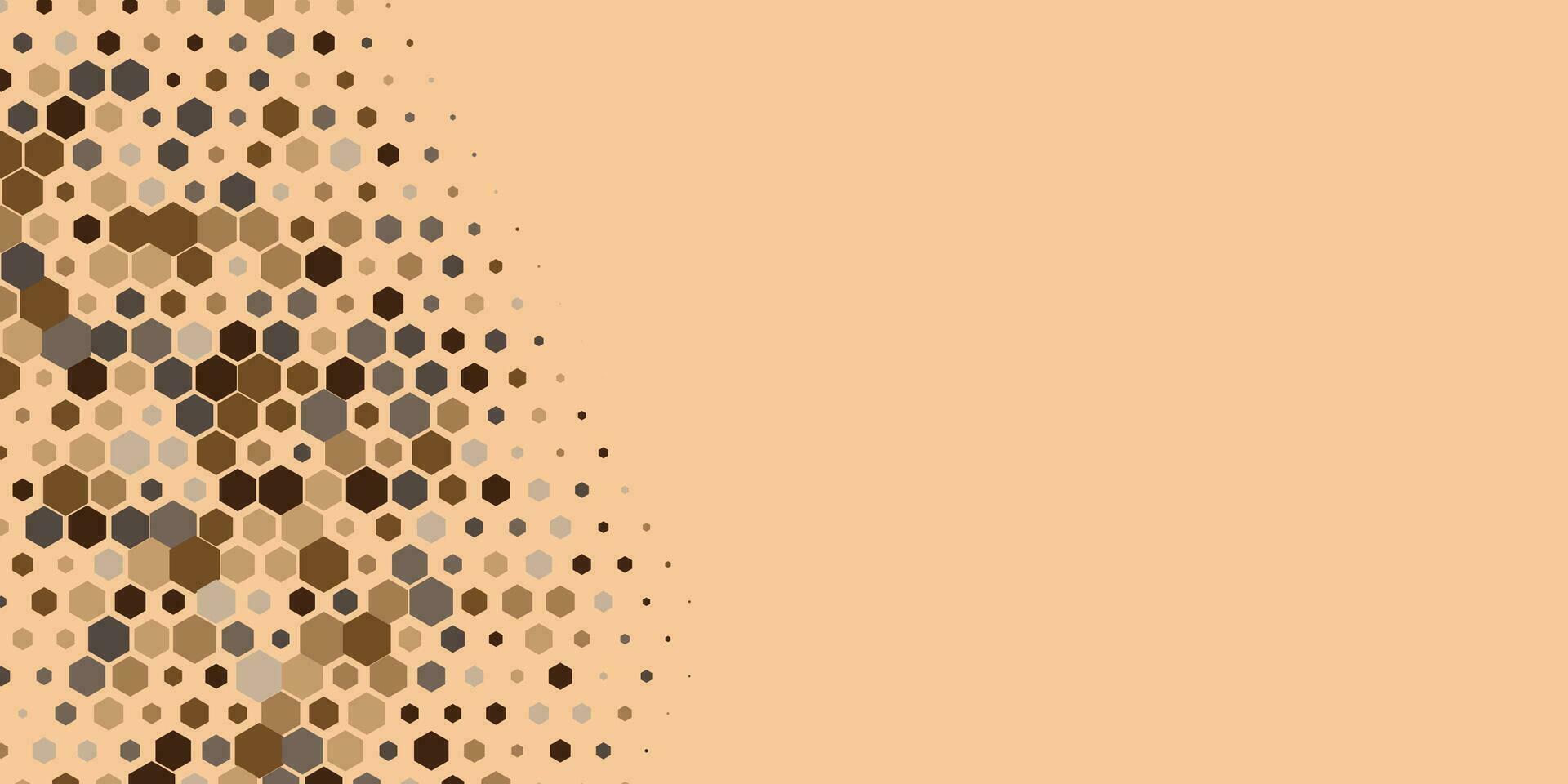 Geometric Multi size Hexagon with multi Color Background vector