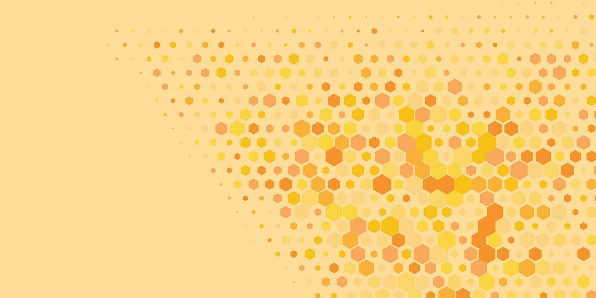 Geometric Multi size Hexagon with multi Color Background vector