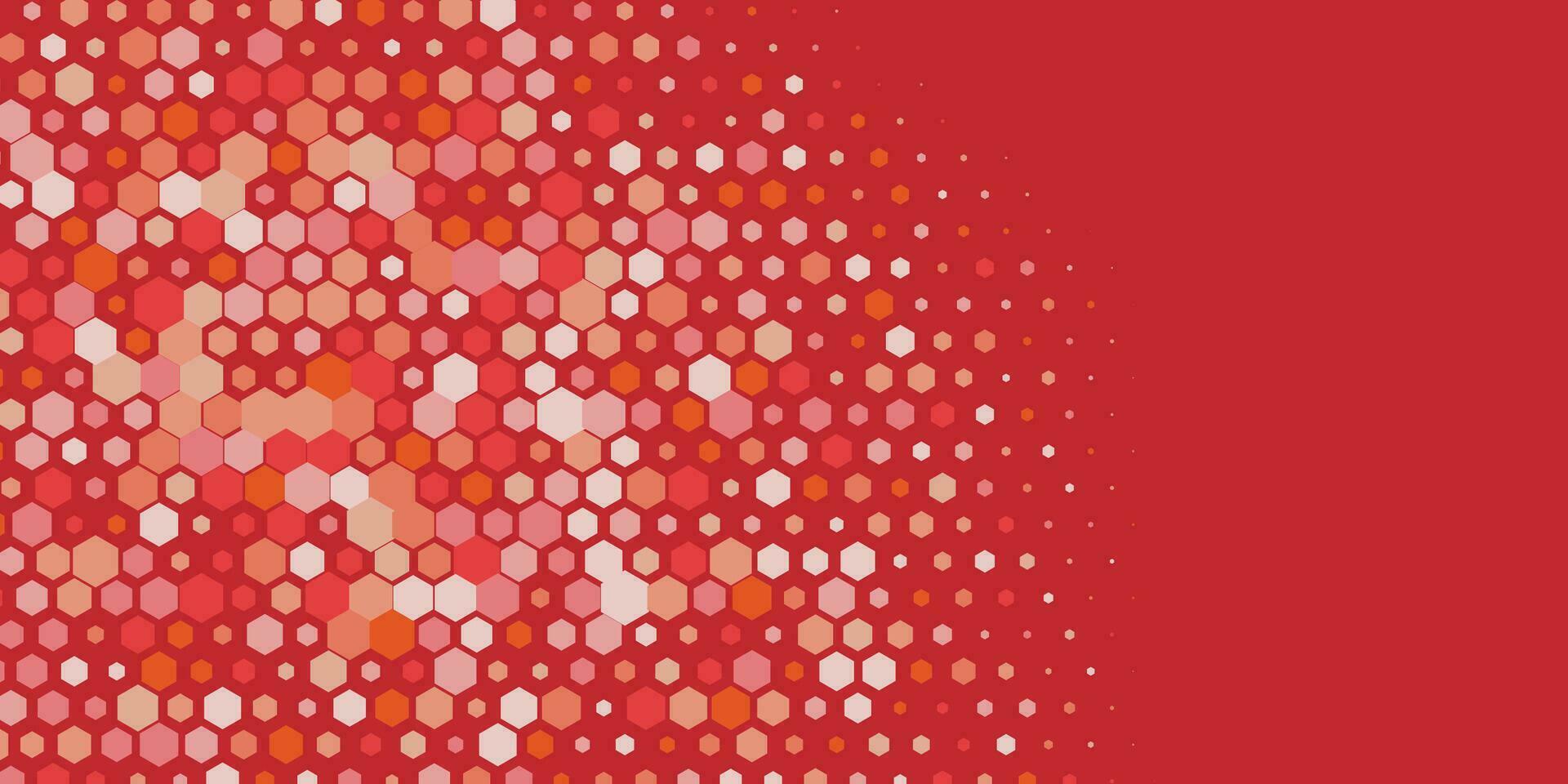 Geometric Multi size Hexagon with multi Color Background vector