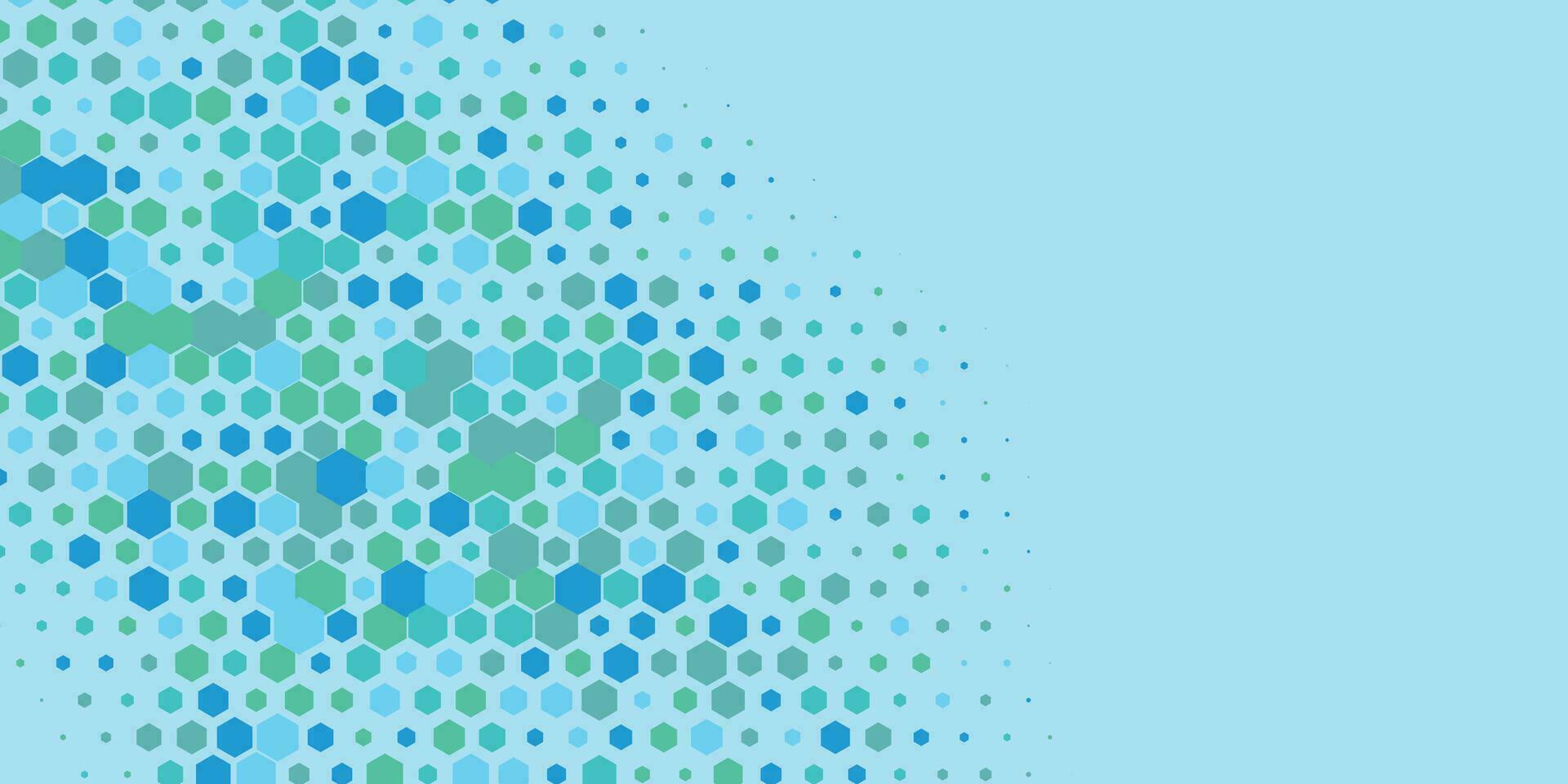 Geometric Multi size Hexagon with multi Color Background vector