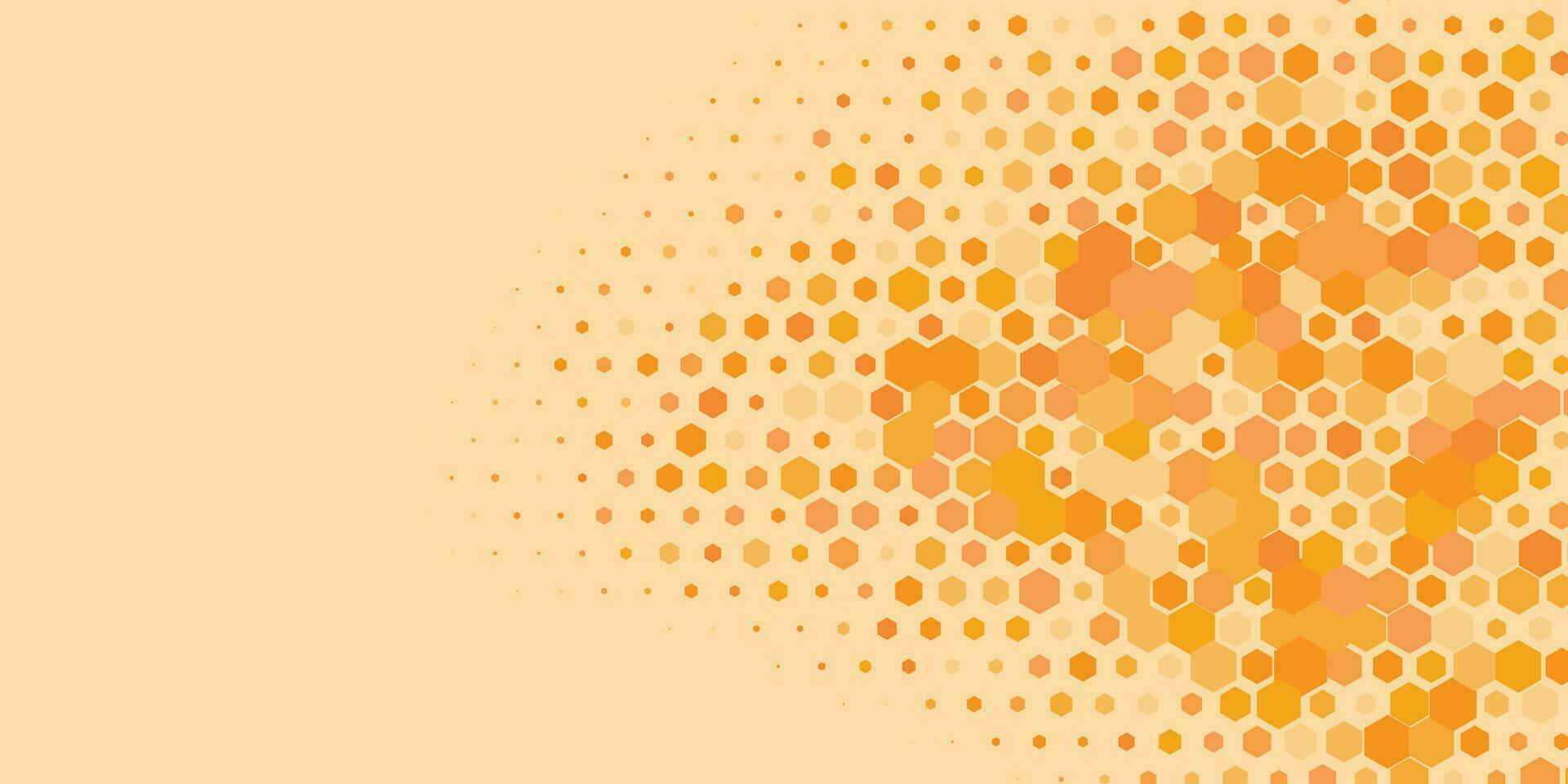 Geometric Multi size Hexagon with multi Color Background vector