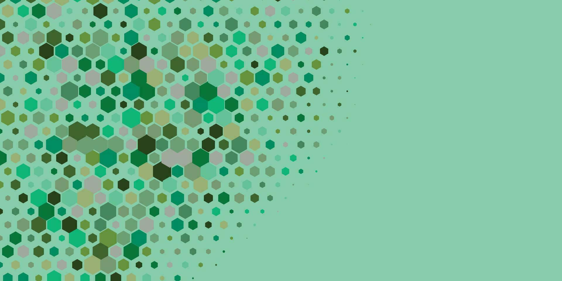Geometric Multi size Hexagon with multi Color Background vector
