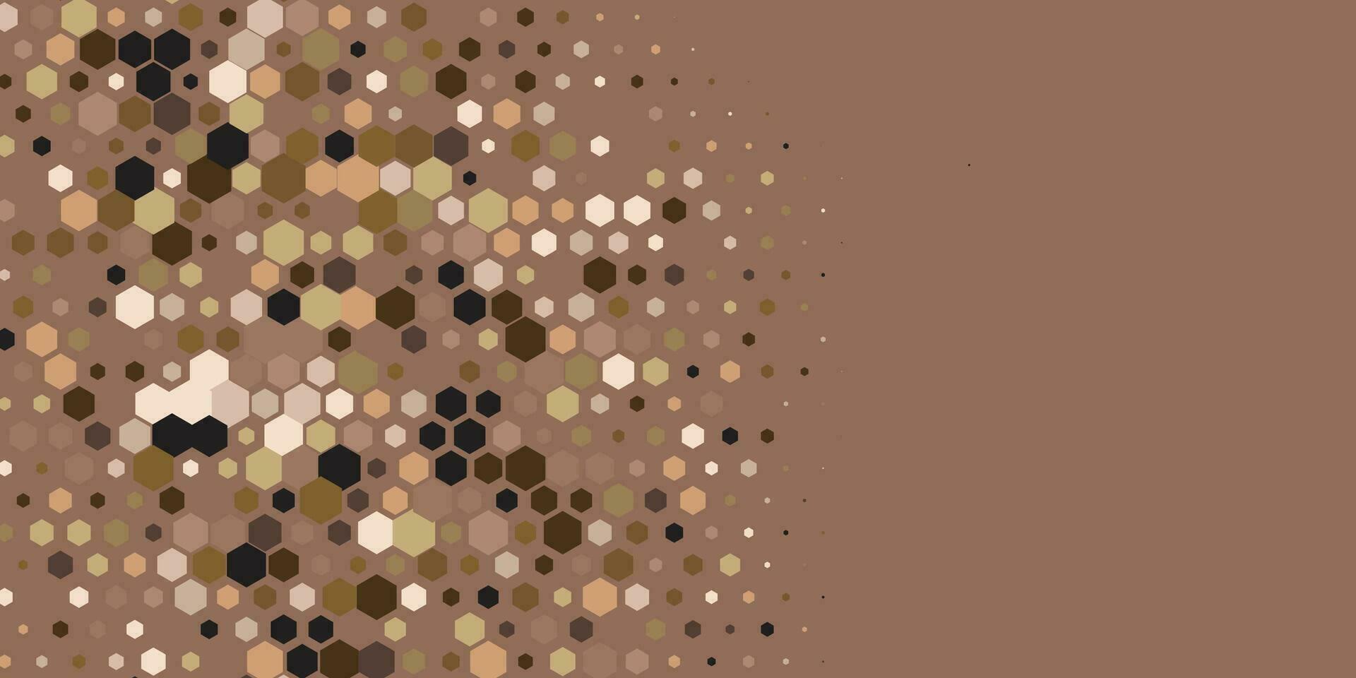Geometric Multi size Hexagon with multi Color Background vector